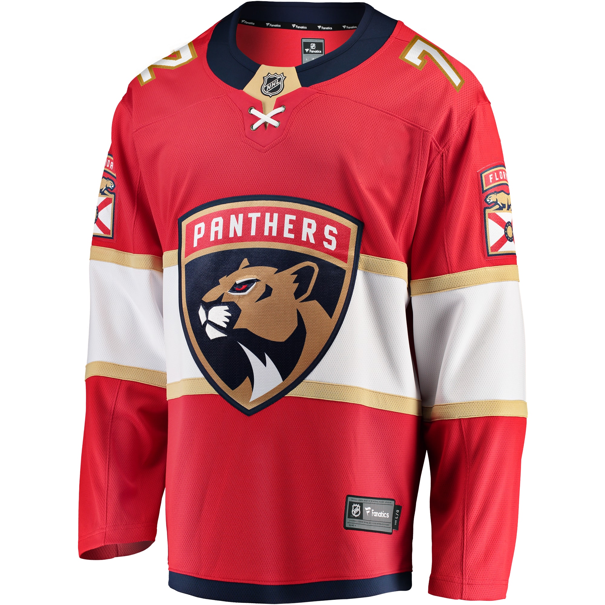 Sergei Bobrovsky Florida Panthers Breakaway Player Jersey - Red