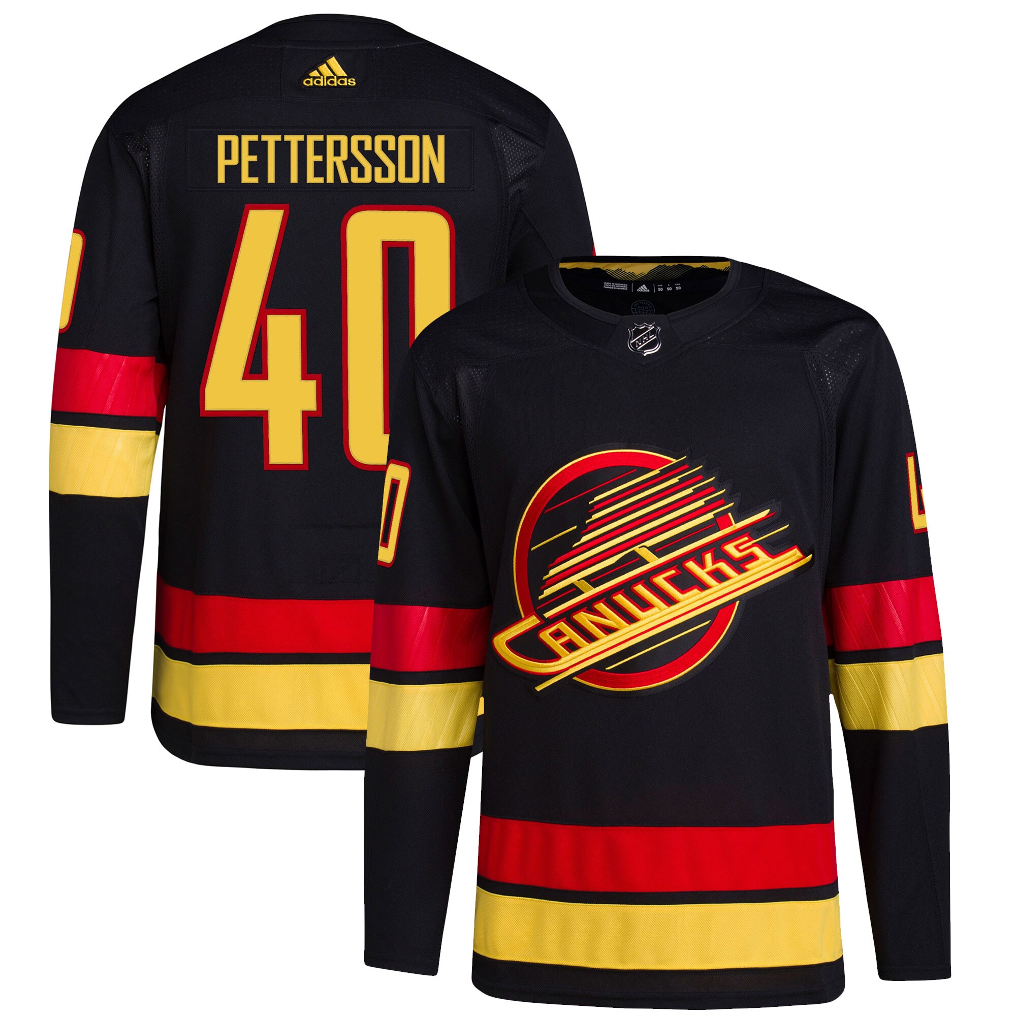Elias Pettersson Vancouver Canucks  Alternate - 2022/23 Primegreen Authentic Pro Player Jersey - Black