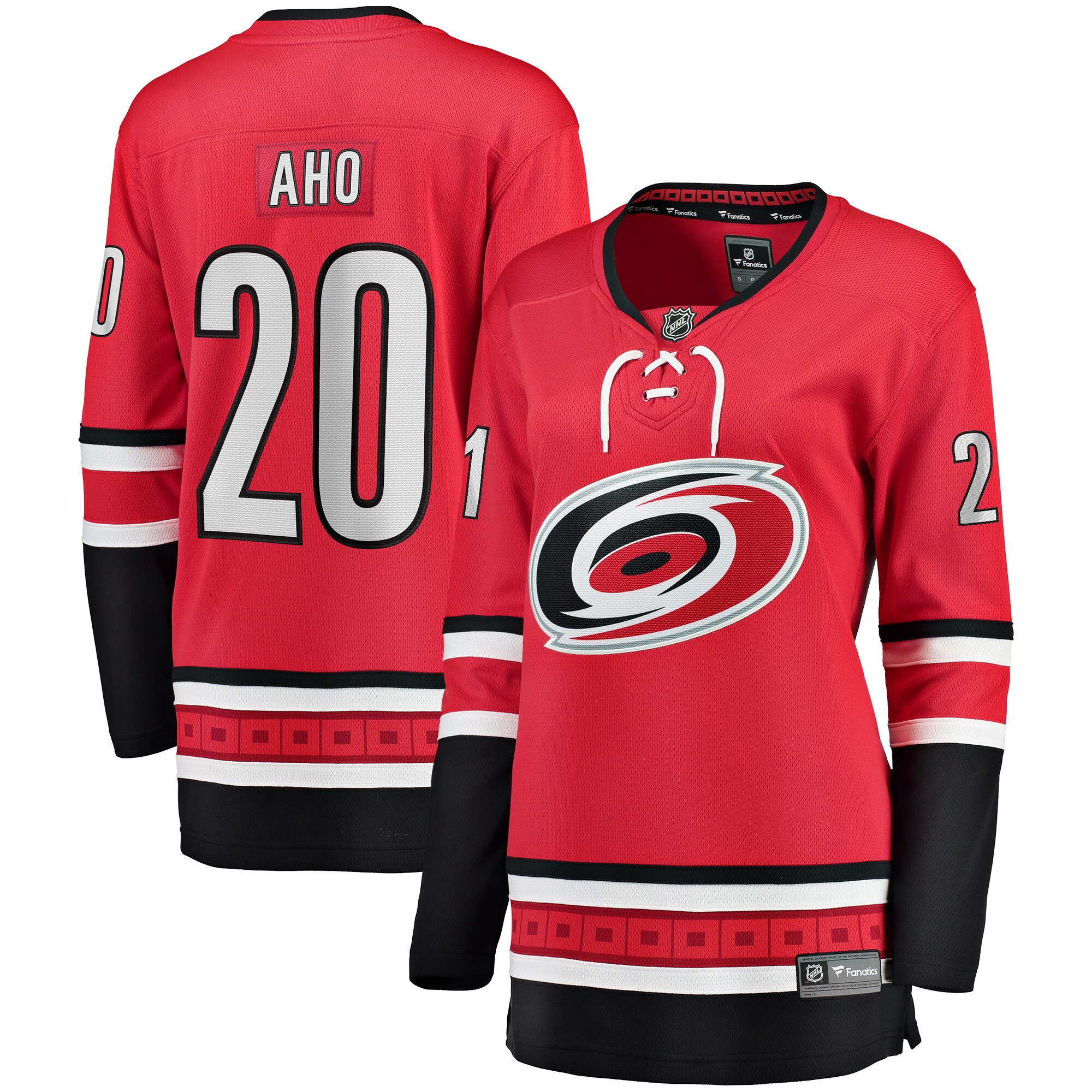 Sebastian Aho Carolina Hurricanes Women's Home Breakaway Player Jersey - Red