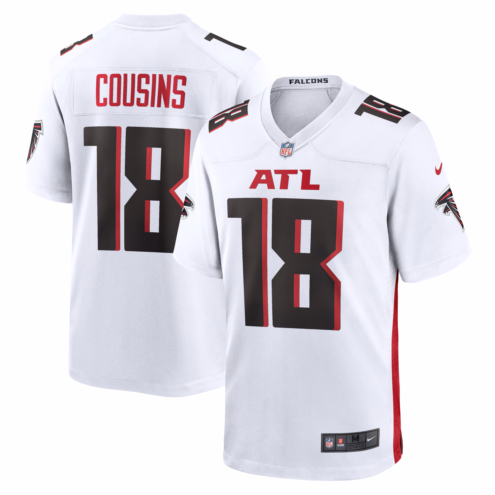 Kirk Cousins Atlanta Falcons Alternate Game Player Jersey - Black