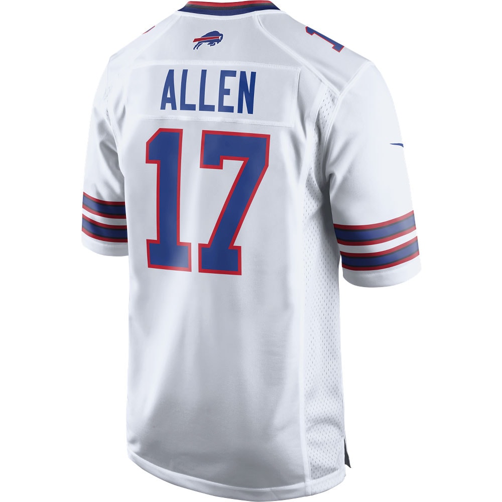 Josh Allen #17 Buffalo Bills Game Player Jersey - White