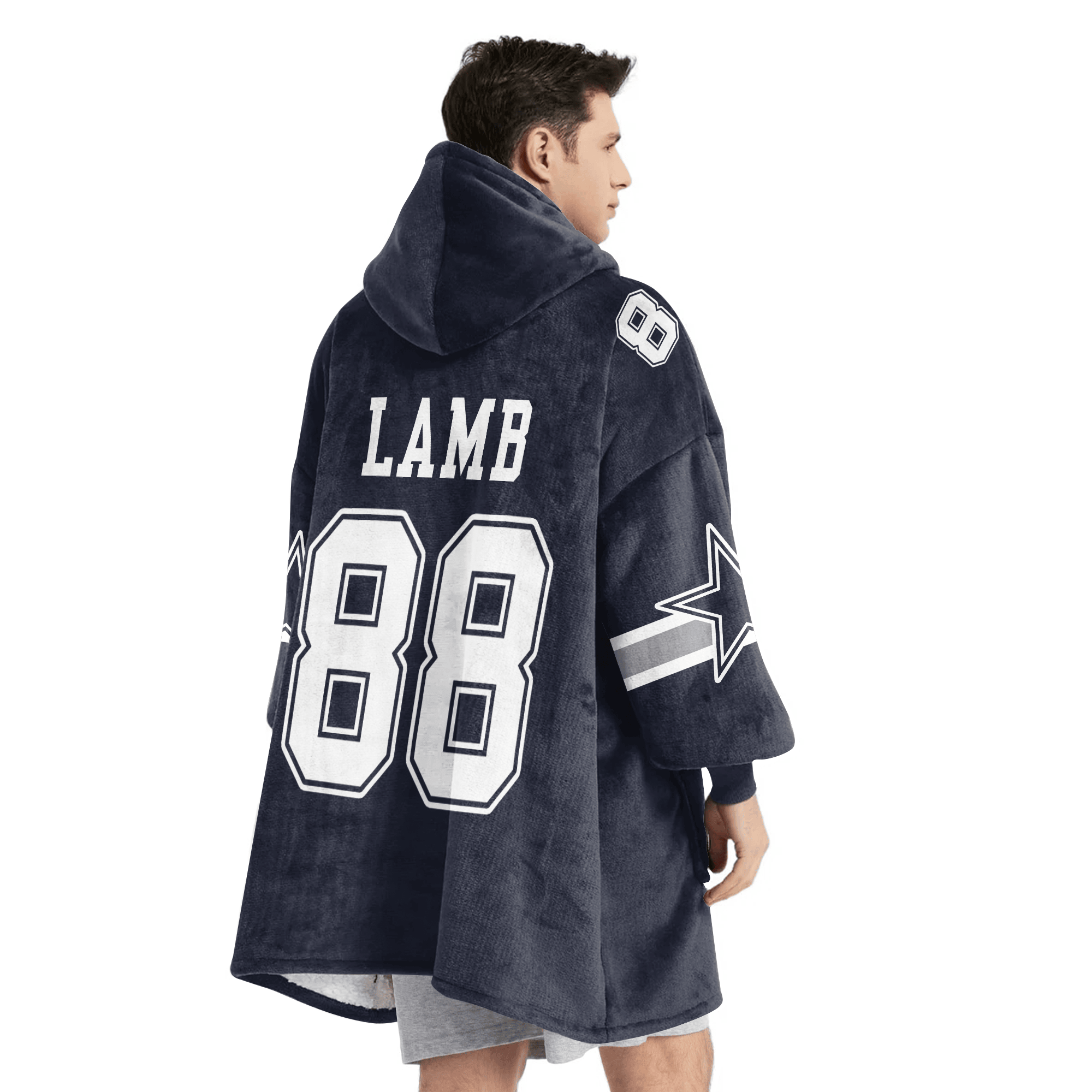 Adult C.L 88 Captain Dalllas Football Unisex Blanket Hoodie