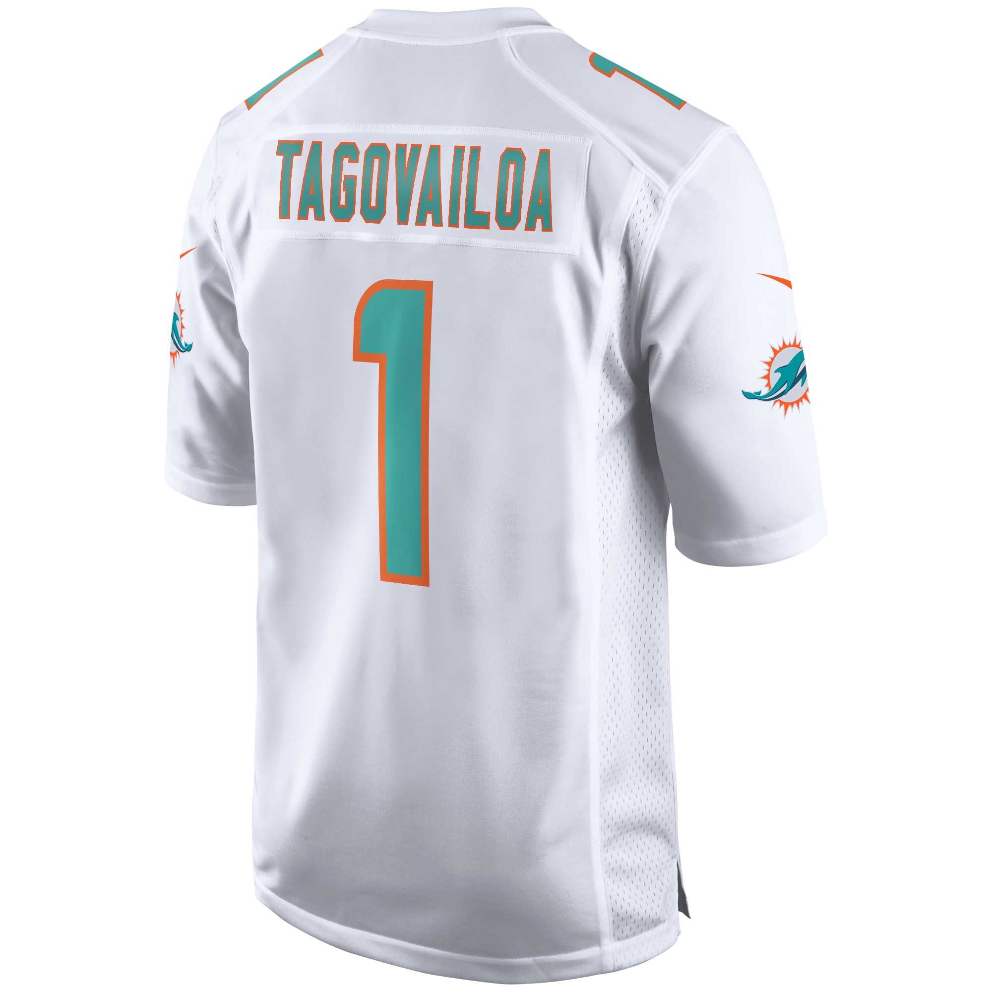 Tua Tagovailoa Miami Dolphins Game Jersey - White