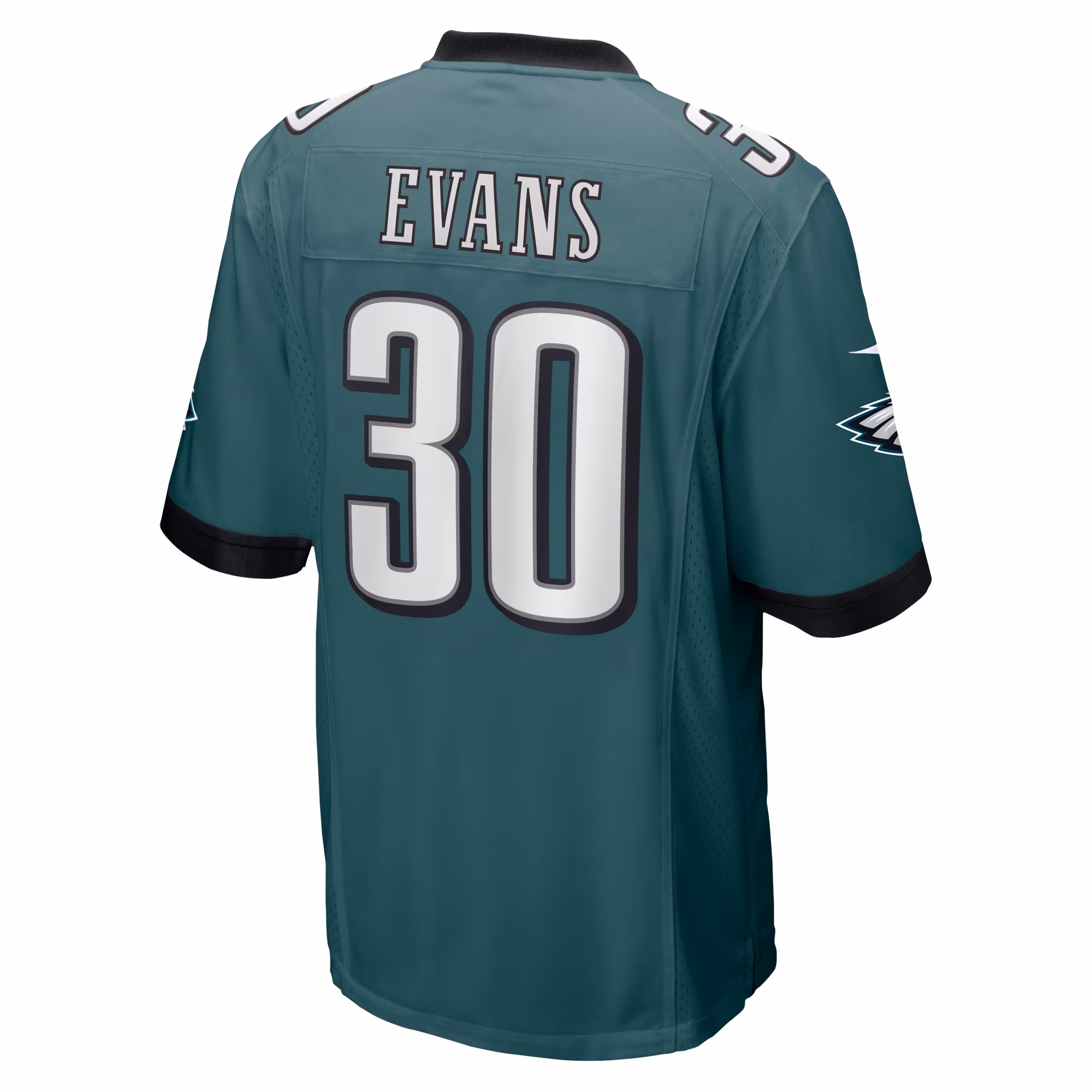 Justin Evans Philadelphia Eagles Game Player Jersey - Midnight Green