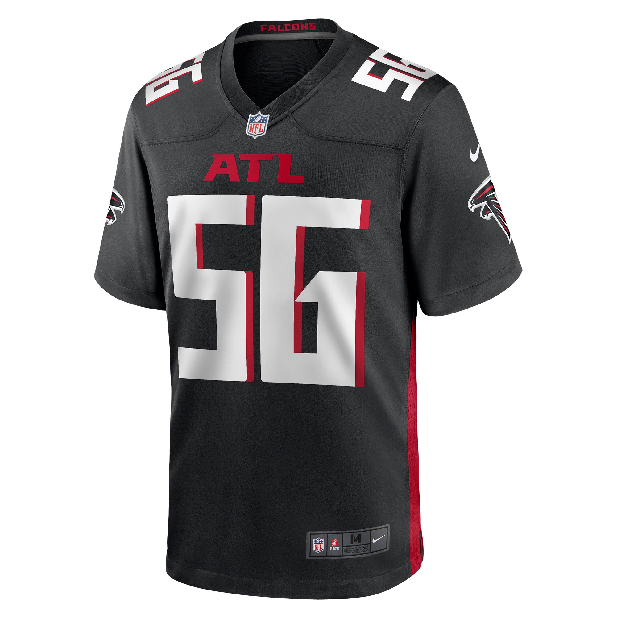 Quinton Bell Atlanta Falcons  Game Jersey - Black