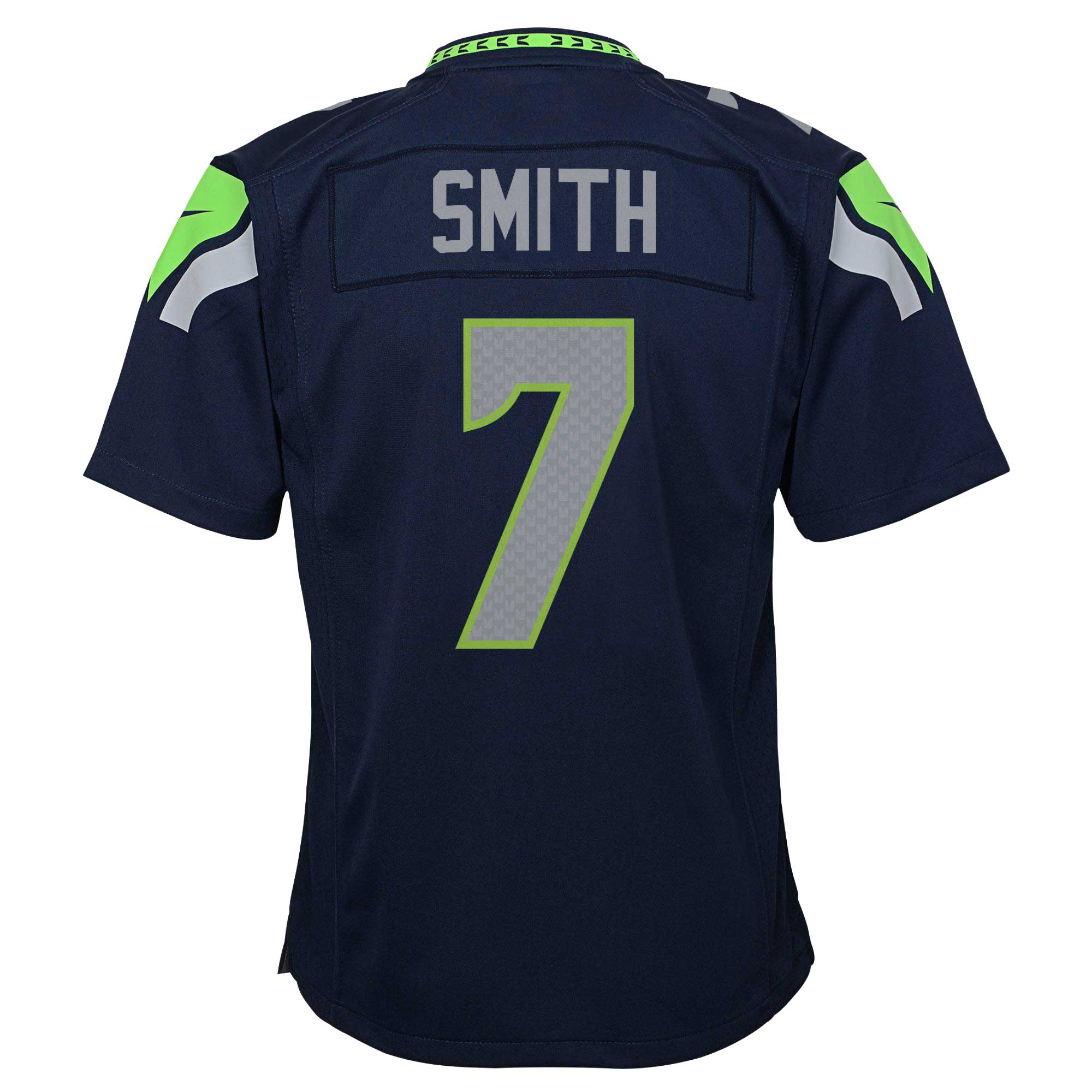 Geno Smith Seattle Seahawks  Youth Game Jersey - College Navy