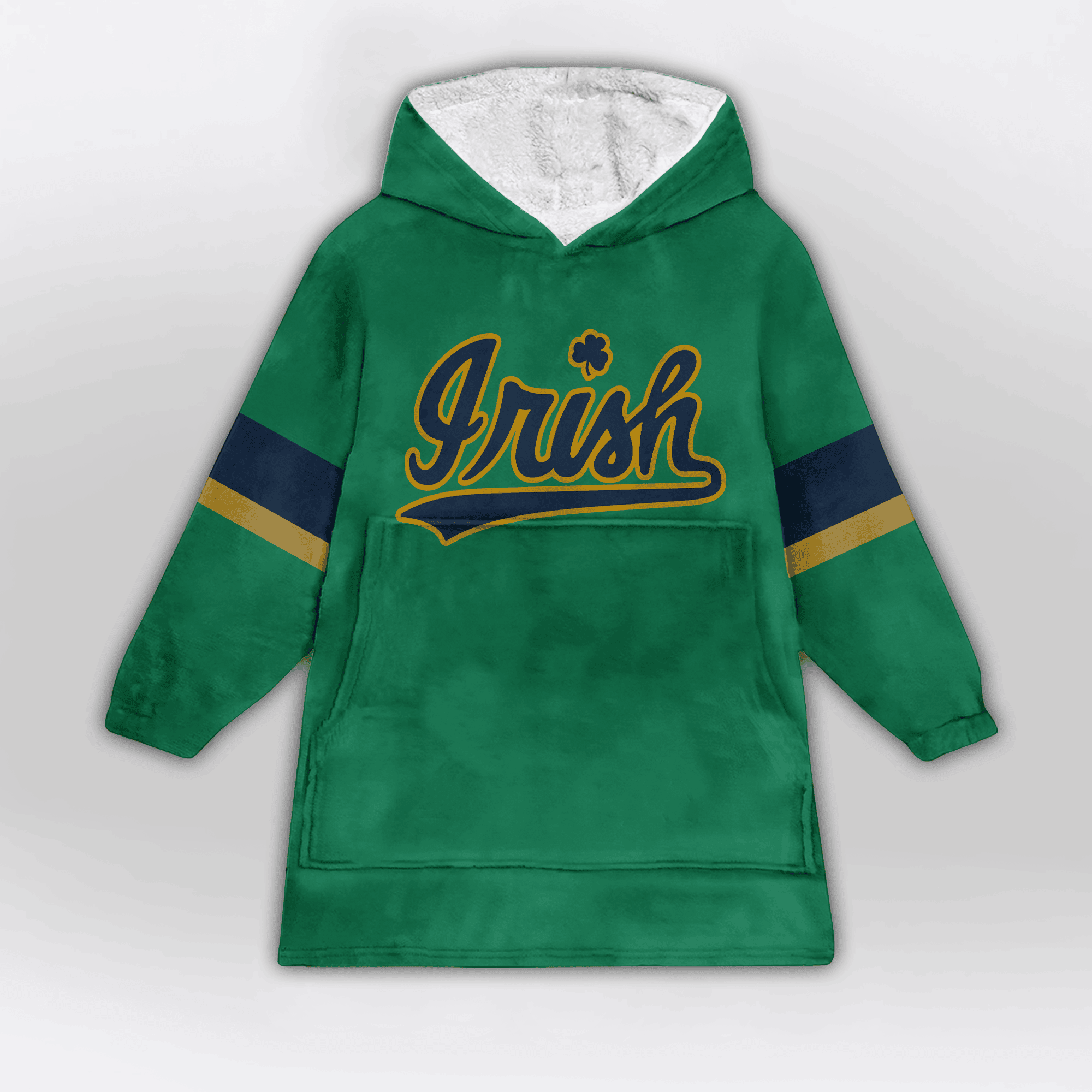 Kid 1 Notre Dame Football Unisex Blanket Hoodie