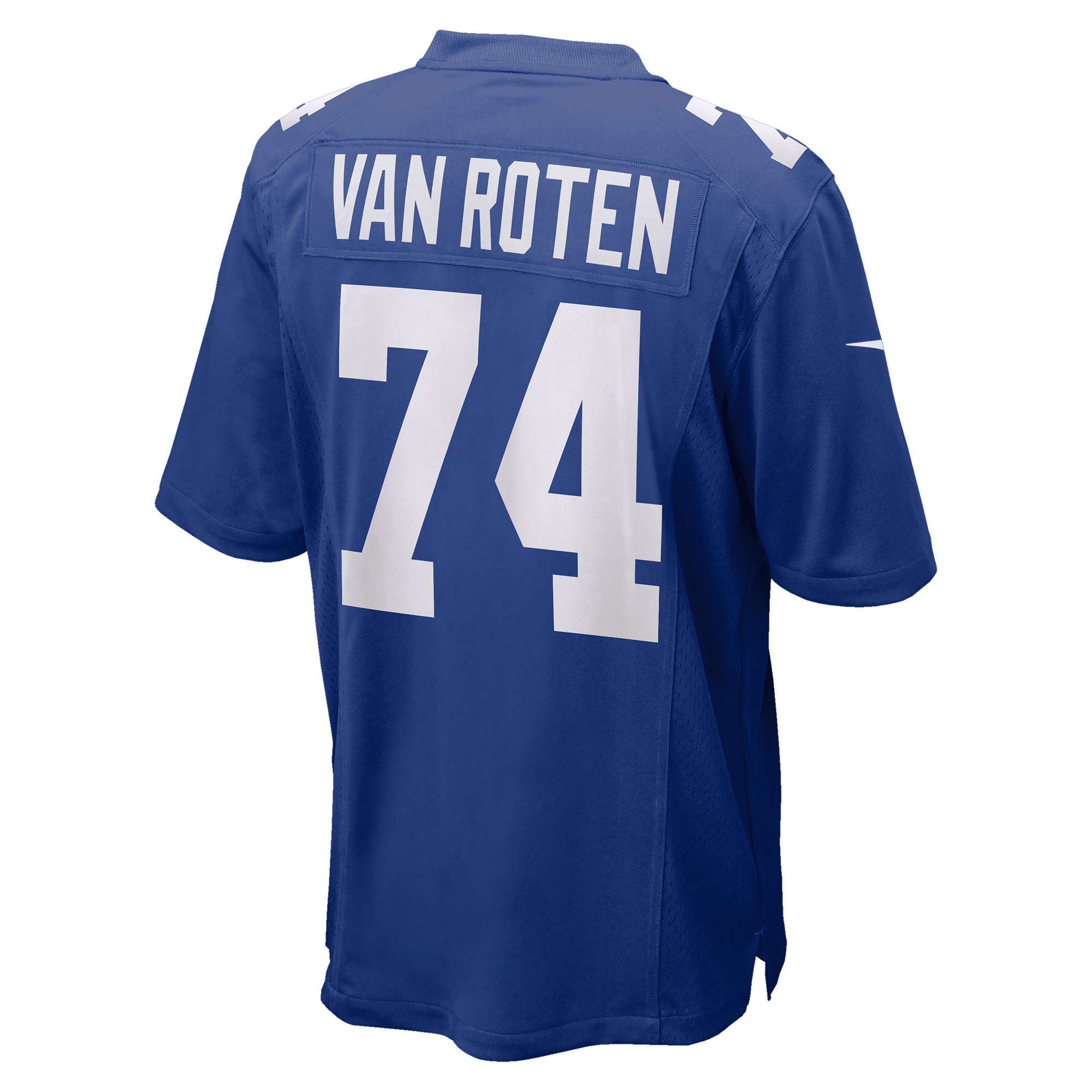 Greg Van Roten New York Giants Team Game Jersey -  Royal