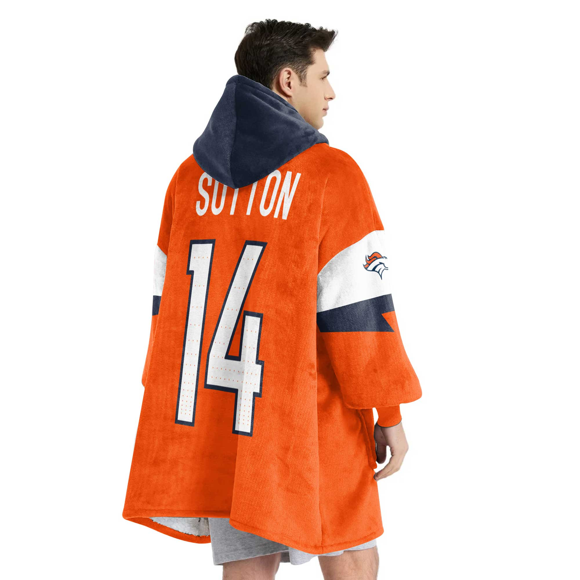 Adult C.S 14 Denver Football Unisex Blanket Hoodie