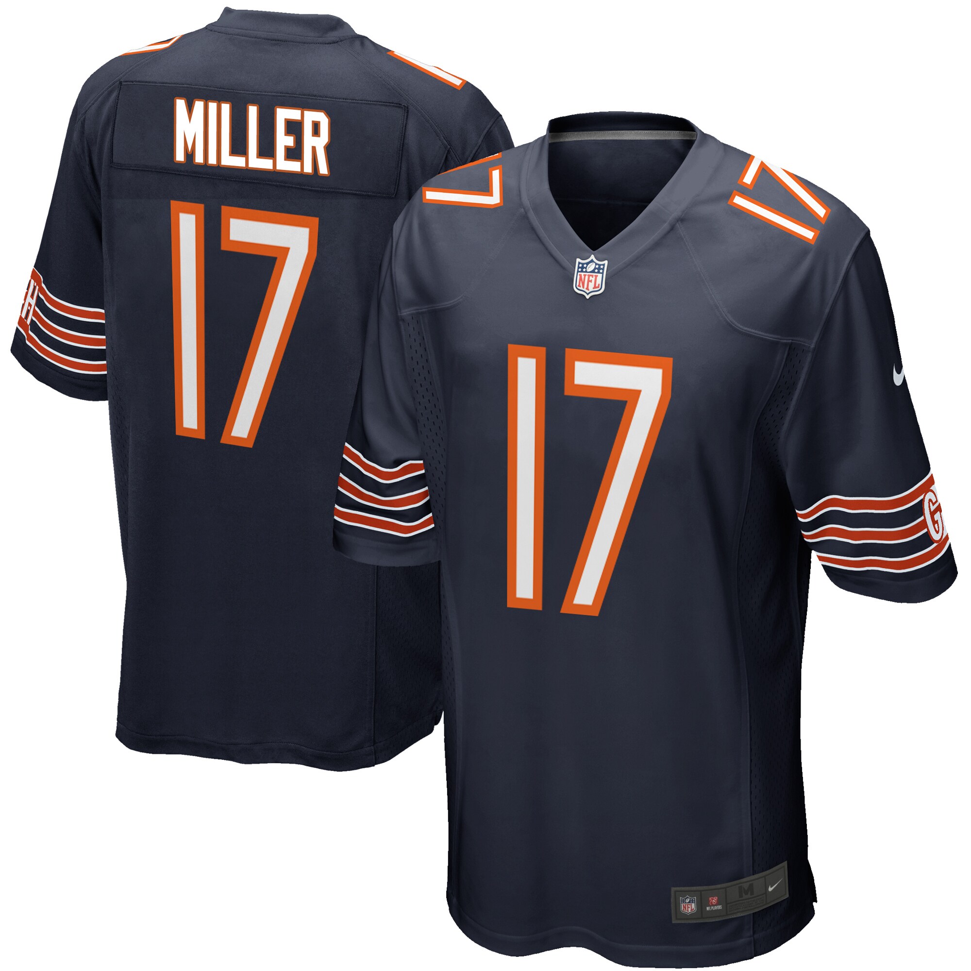 Anthony Miller Chicago Bears  Game Player Jersey - Navy