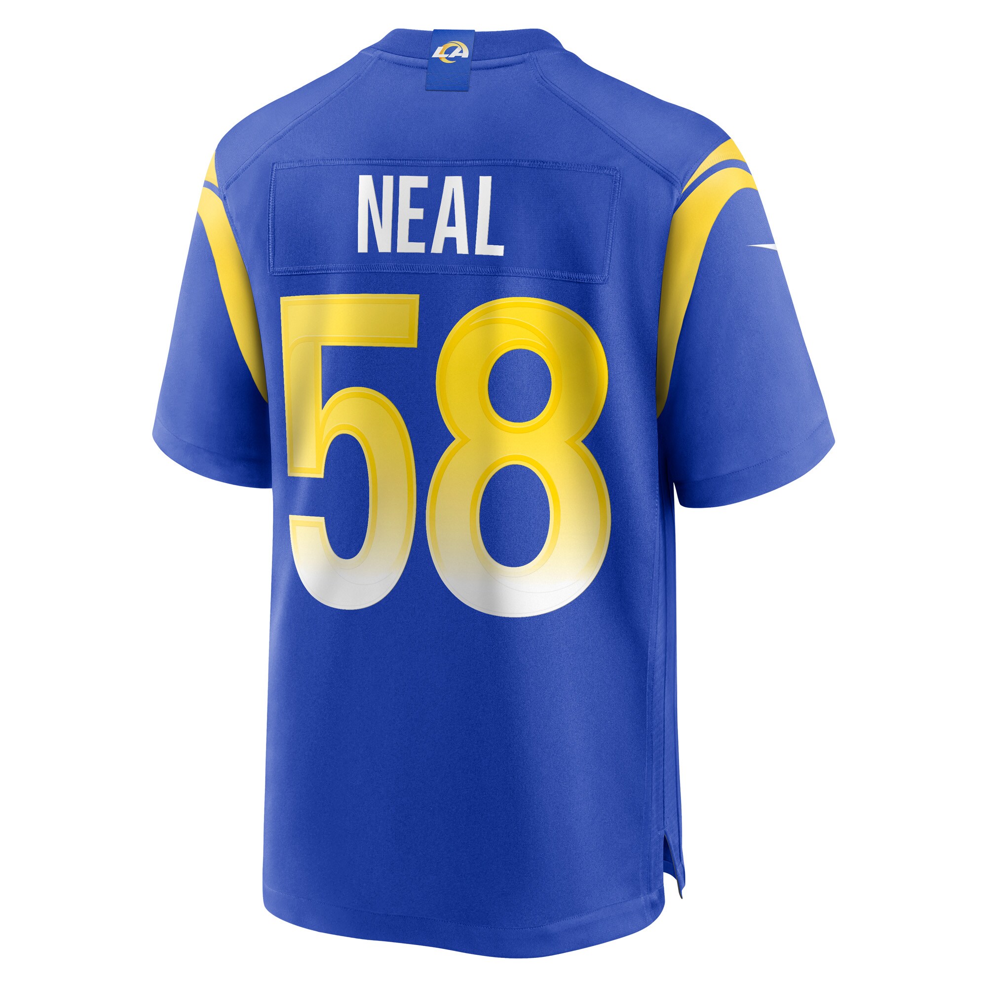 Eli Neal Los Angeles Rams Game Jersey -  Royal