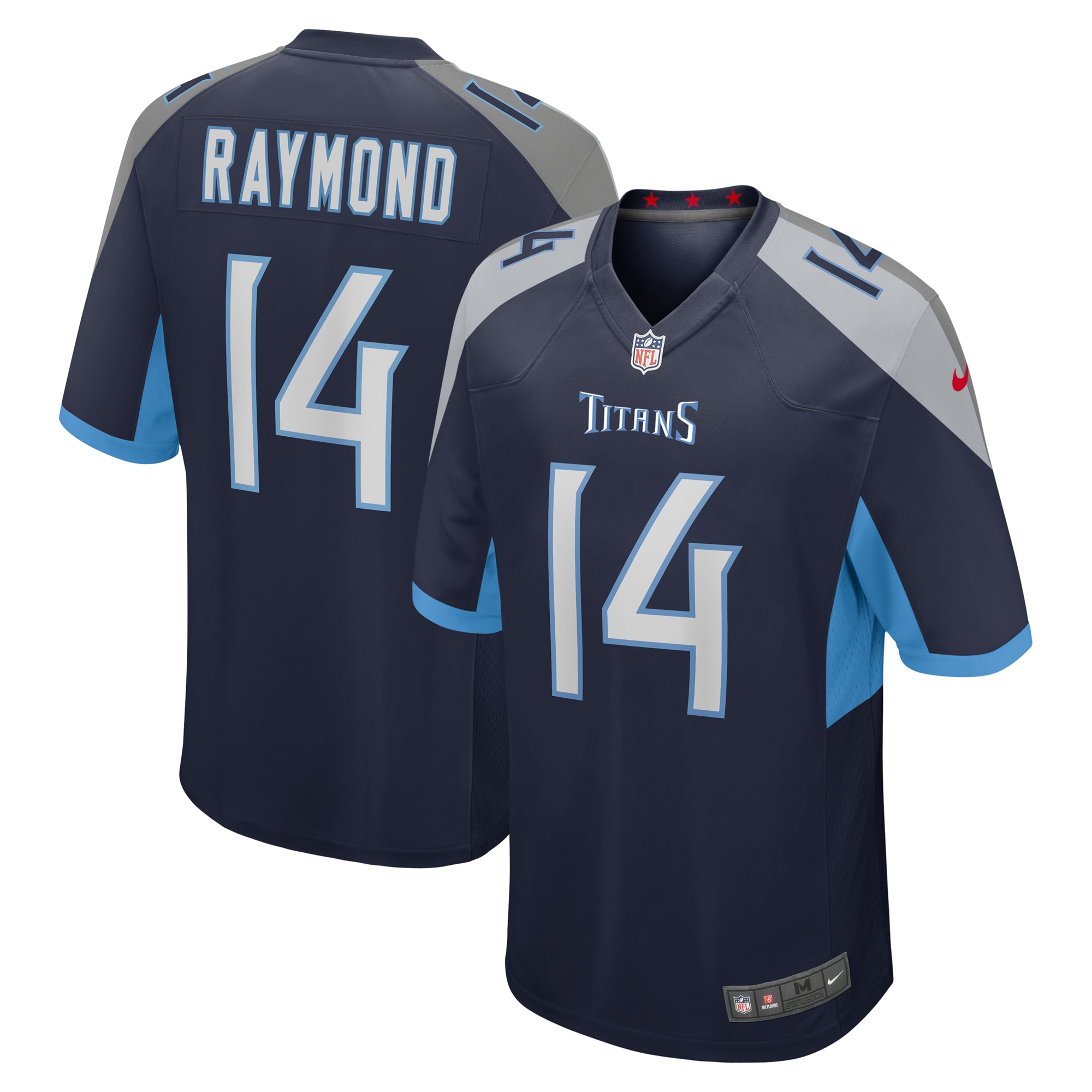 Kalif Raymond Tennessee Titans Game Jersey - Navy