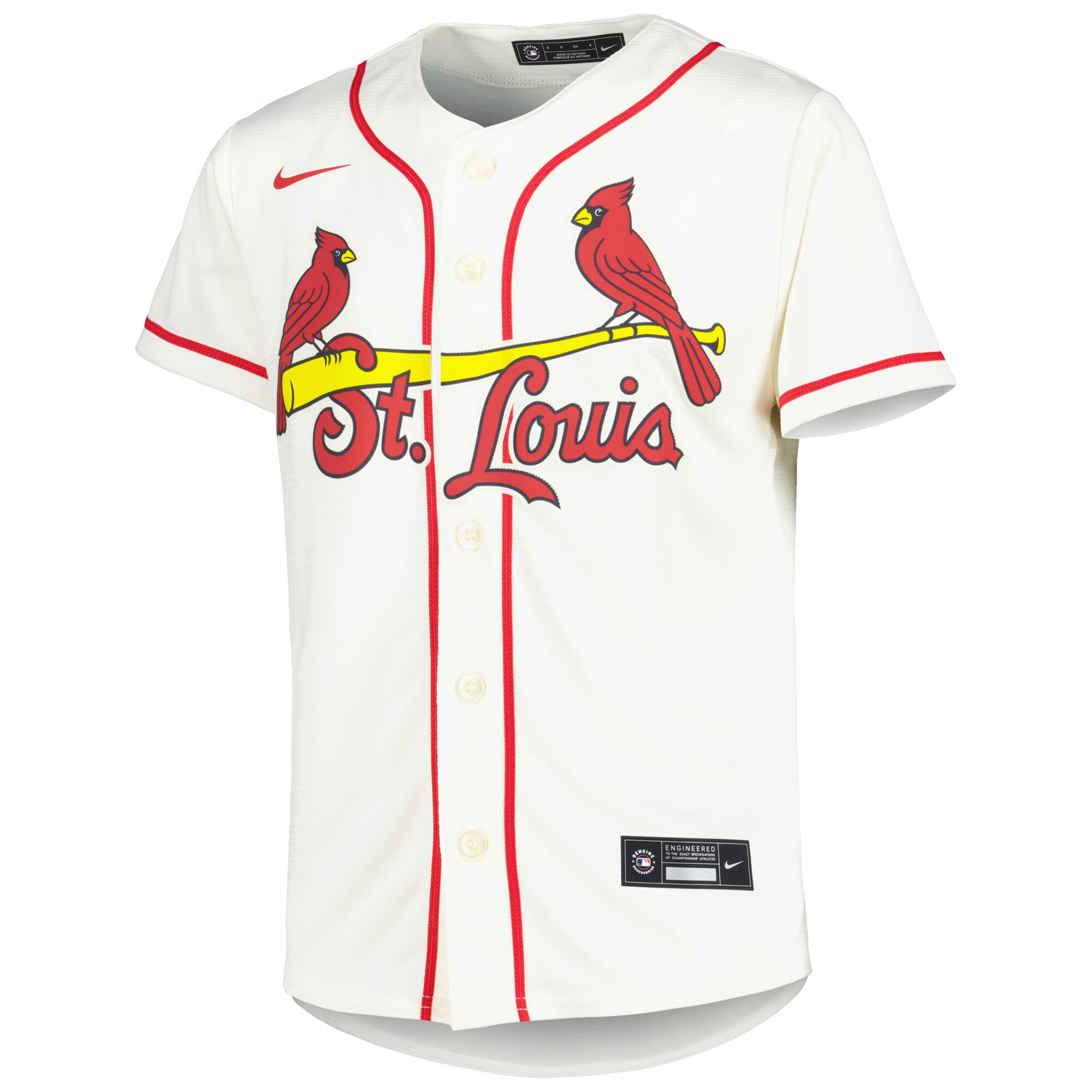 Nolan Arenado St.Louis Cardinals  Youth Alternate Replica Player Jersey - Cream