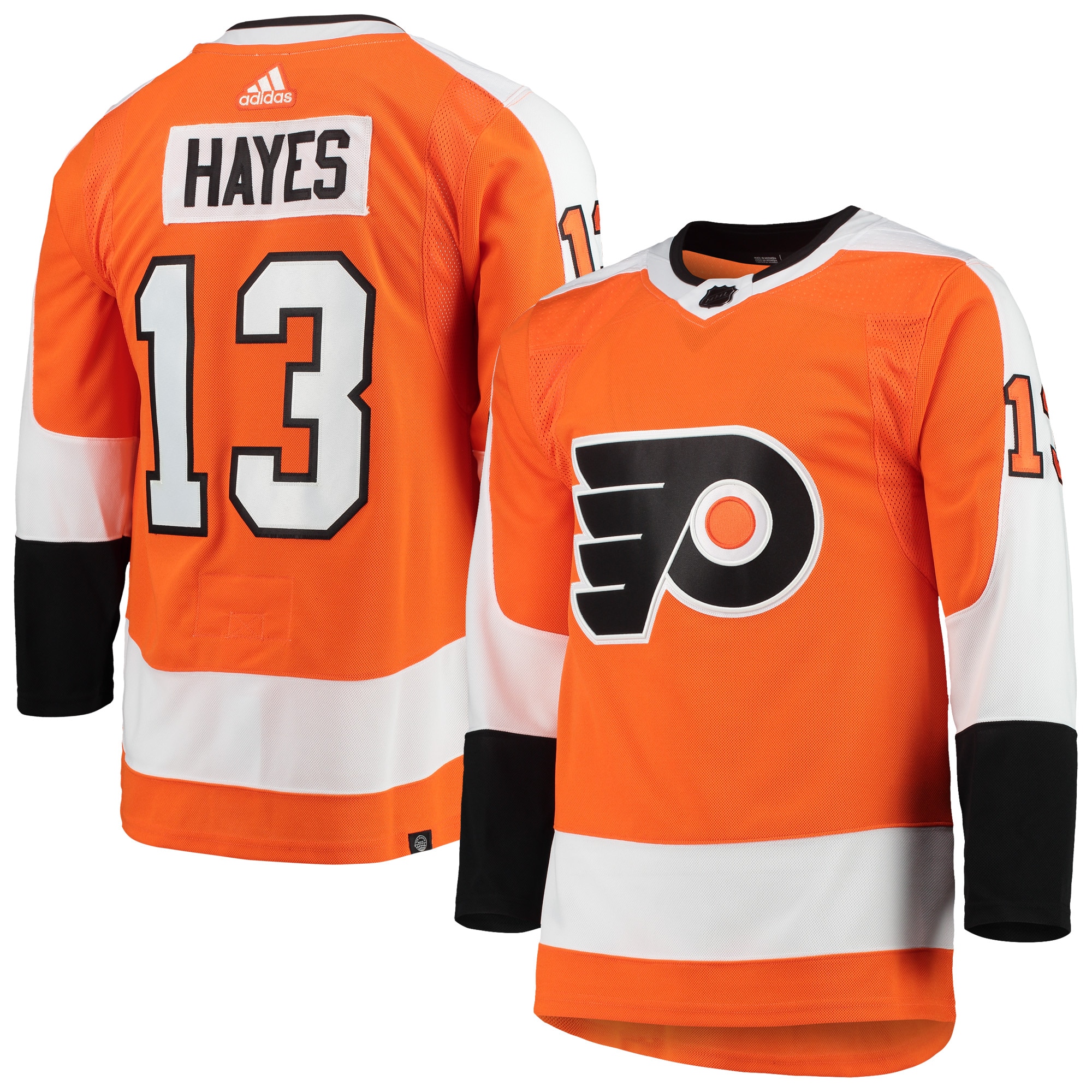 Kevin Hayes Philadelphia Flyers  Home Primegreen Authentic Pro Player Jersey - Orange