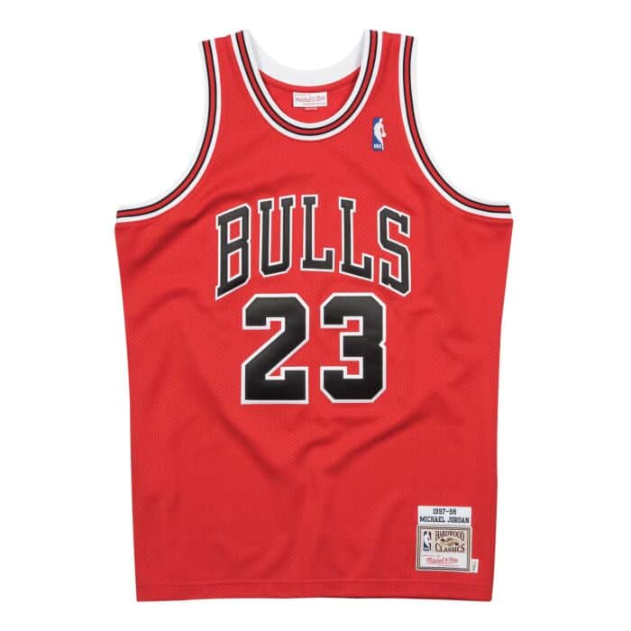 Authentic Jersey Chicago Bulls 1997-98 Michael
