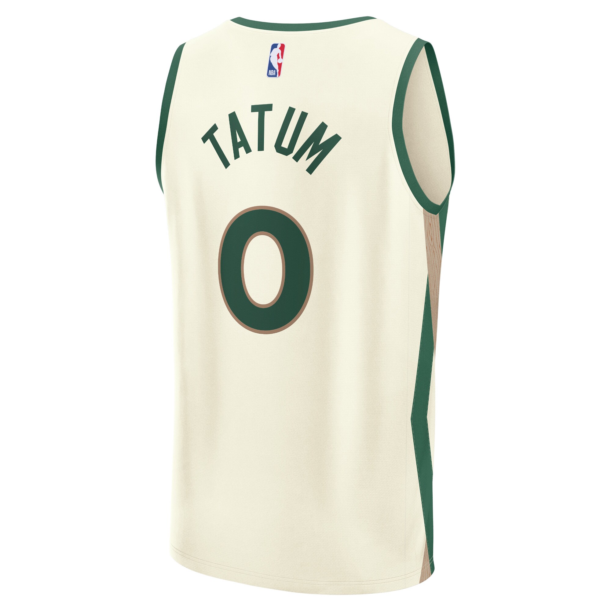 Youth Boston Celtics Jayson Tatum  White 2023/24 Fast Break Jersey - City Edition
