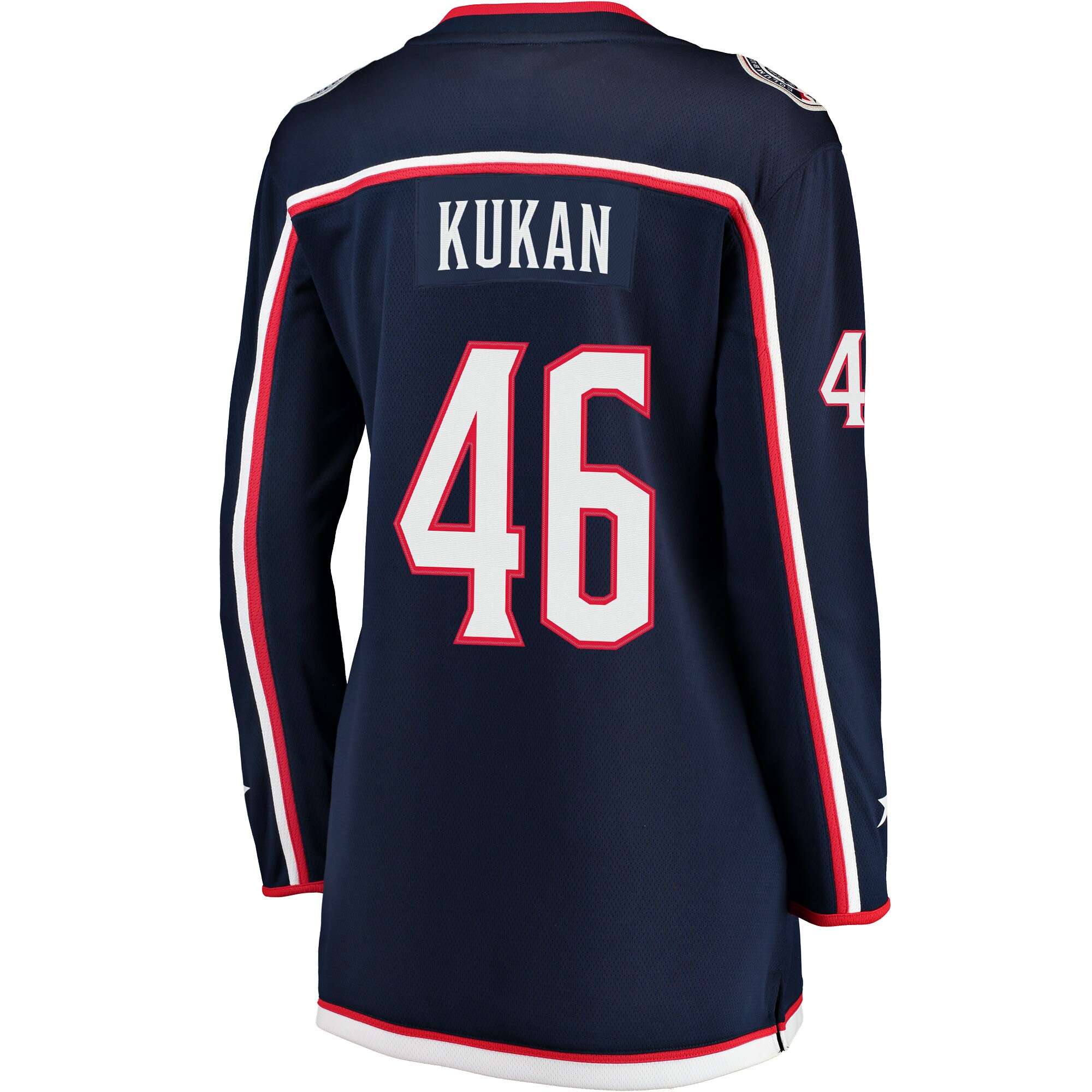 Dean Kukan Columbus Blue Jackets Women's Breakaway Jersey - Navy