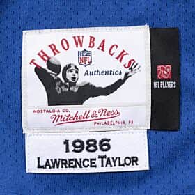 Authentic Jersey New York Giants 1986 Lawrence Taylor