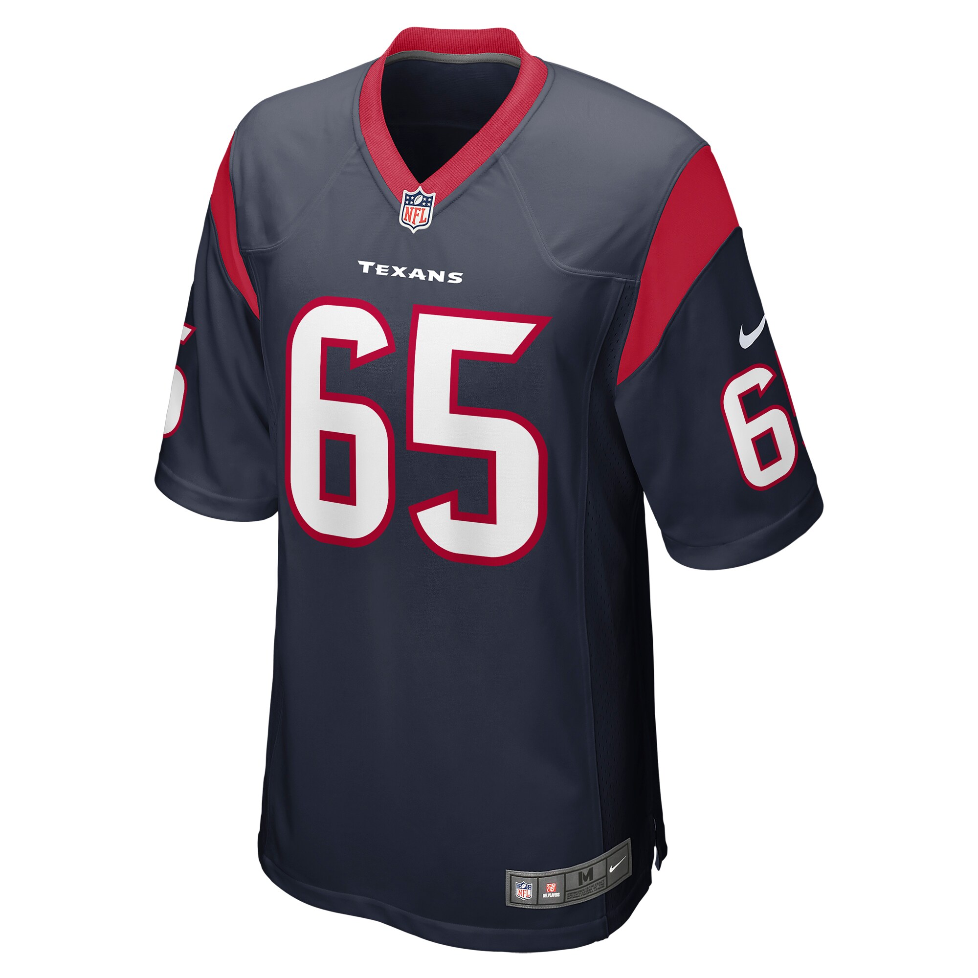 Tyler Beach Houston Texans  Team Game Jersey - Navy