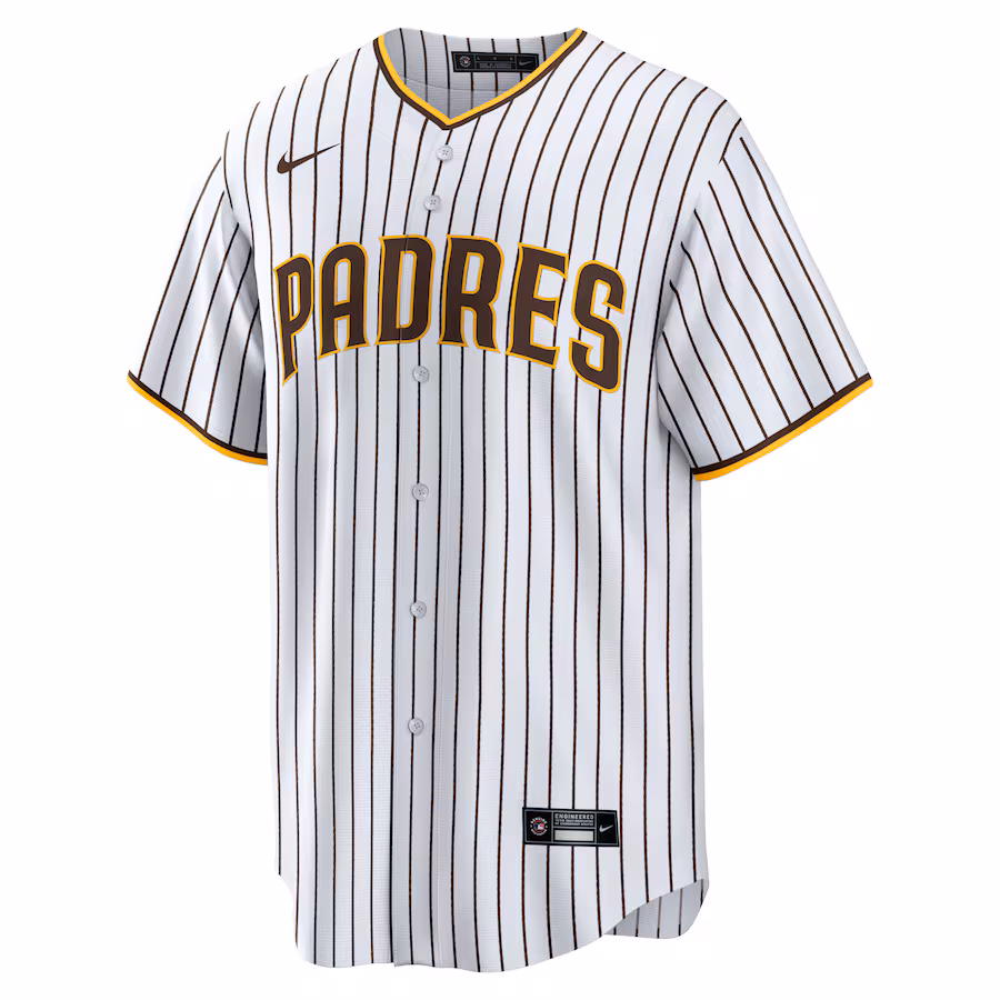 Men's San Diego Padres #84 Dylan Cease White Home Replica Jersey