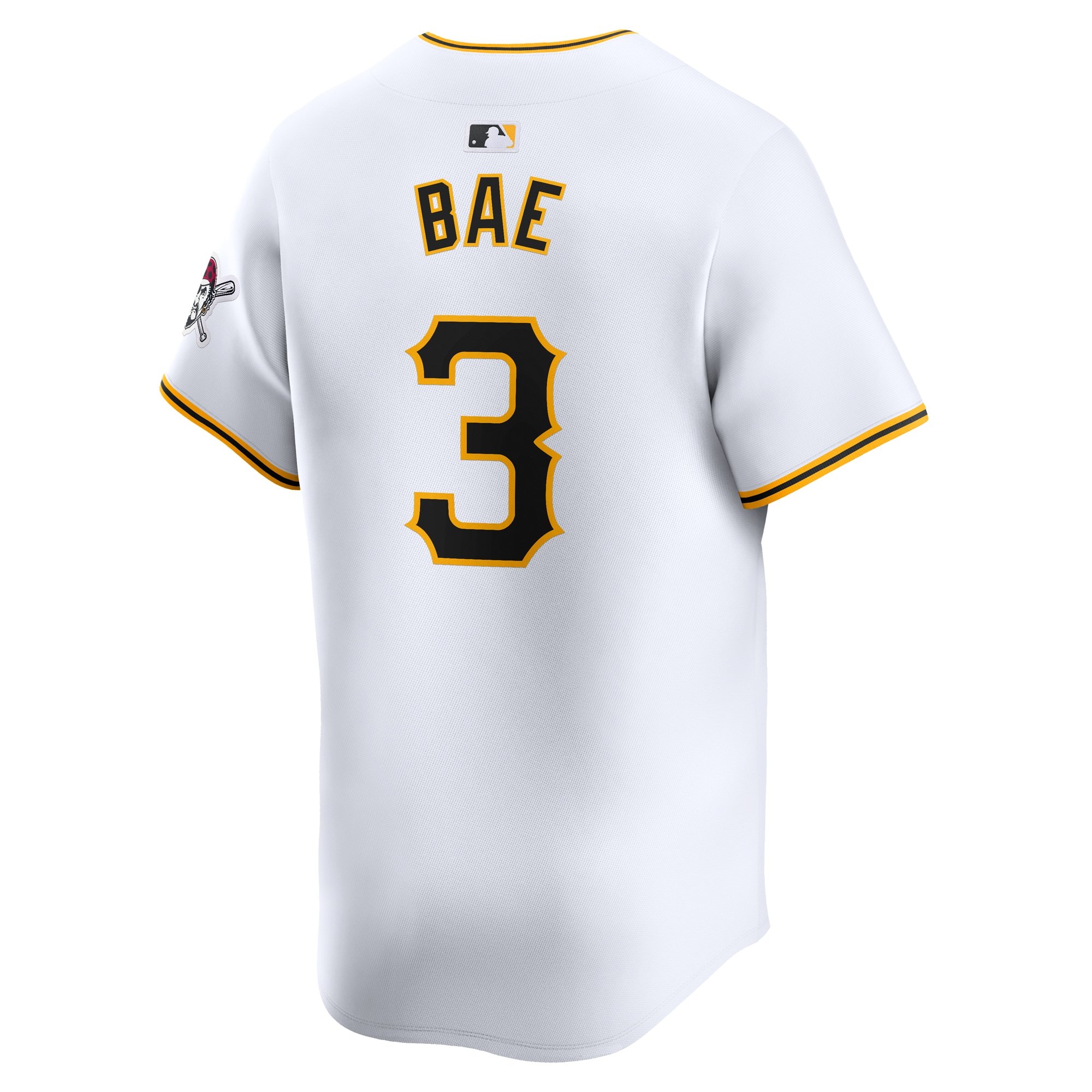 Men's Pittsburgh Pirates Ji-Hwan Bae  White Home Limited Player Jersey