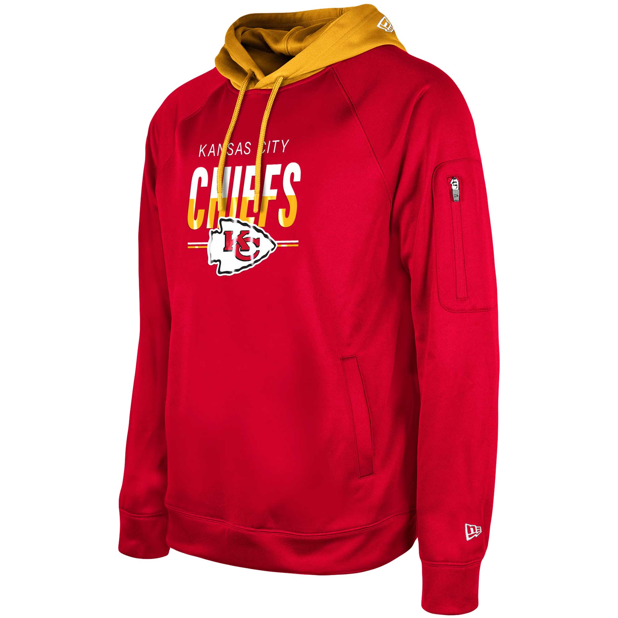 Kansas City Chiefs  2023  Training Camp Raglan Pullover Hoodie - Red