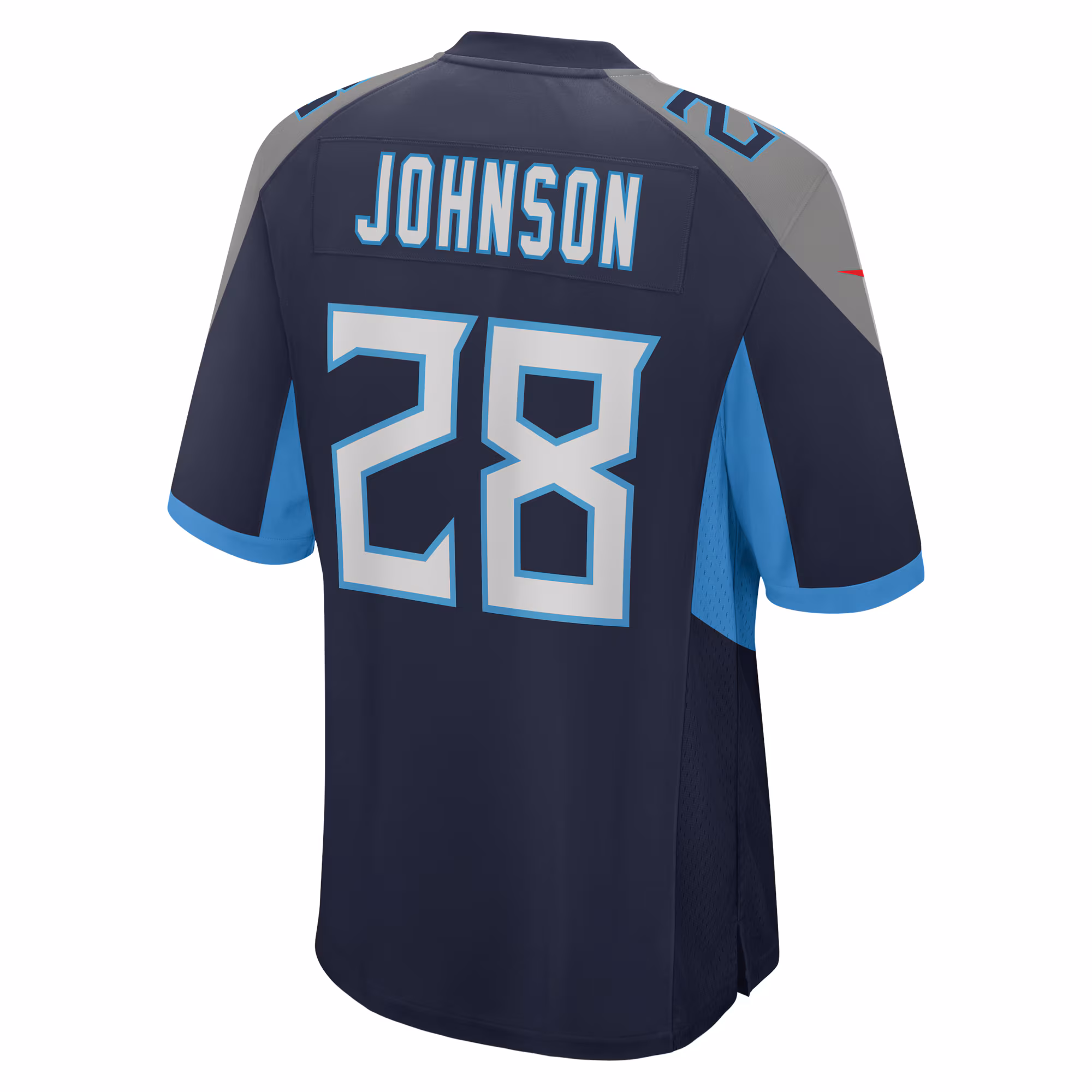 Chris Johnson Tennessee Titans Retired Player Game Jersey - Navy