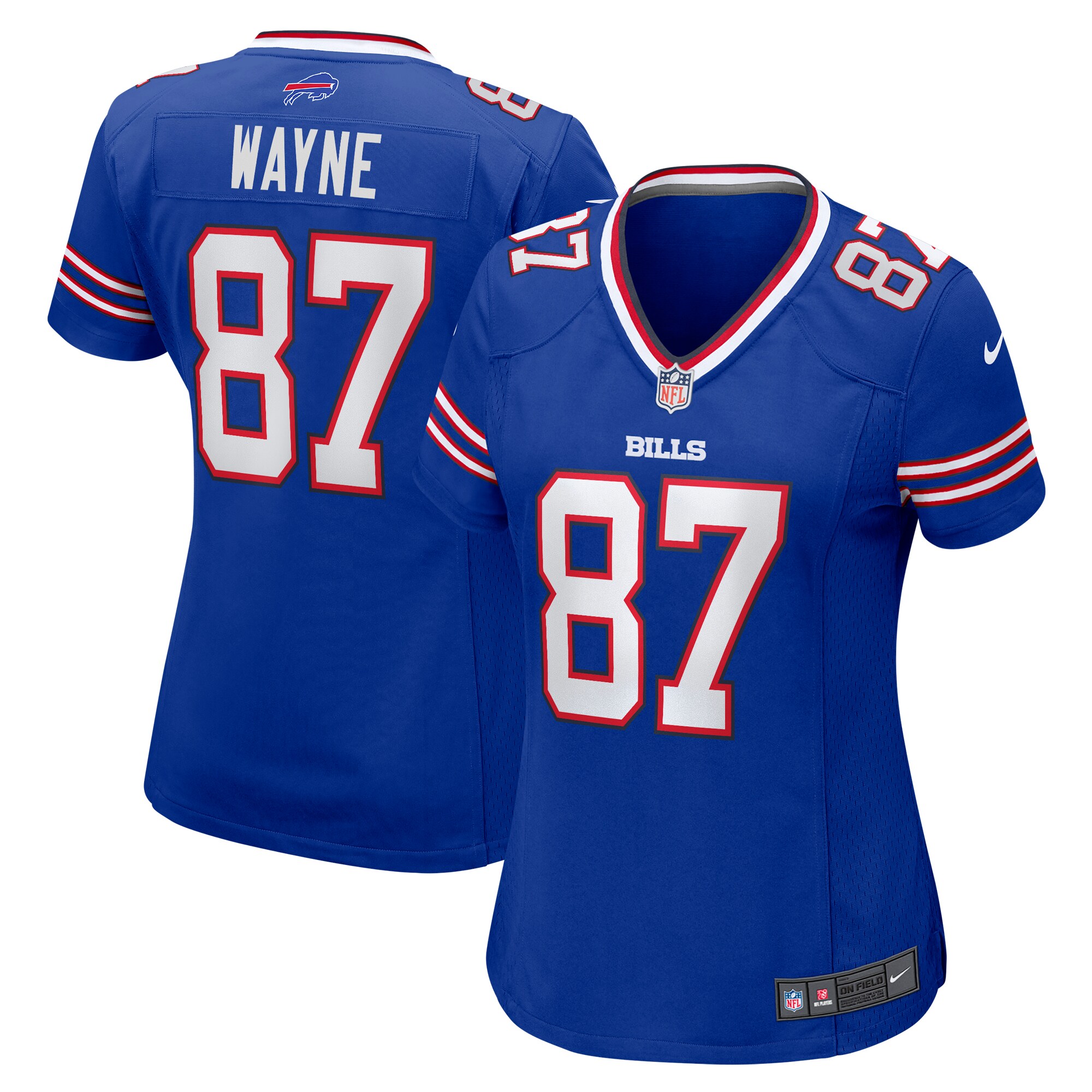 Jalen Wayne Buffalo Bills  Women's Team Game Jersey - Royal