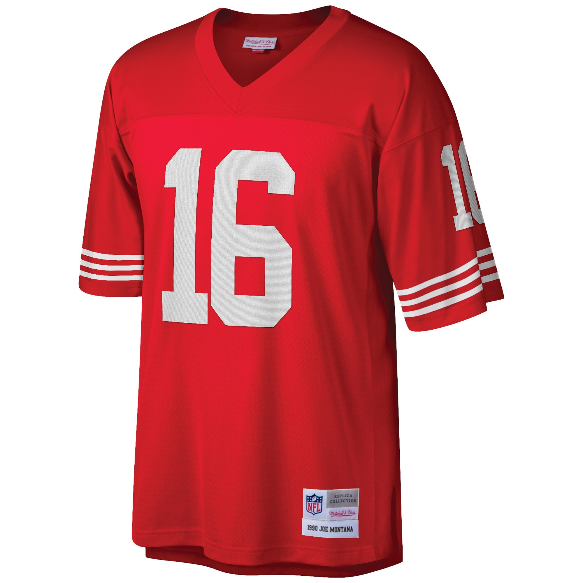 Joe Montana San Francisco 49ers  Big & Tall 1990 Retired Player Replica Jersey - Scarlet