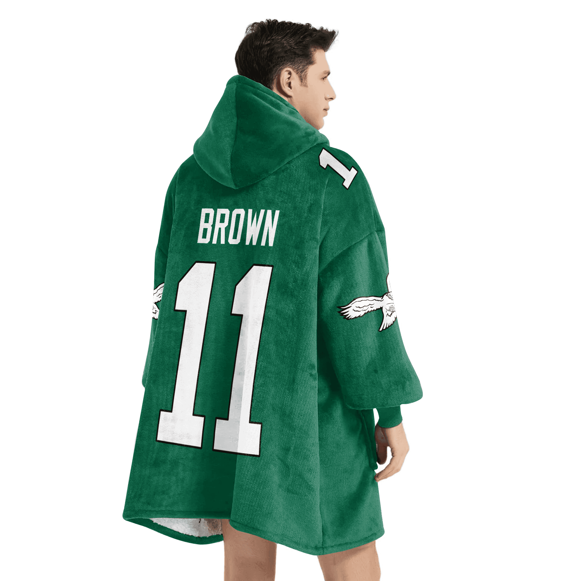 Adult 11 Philadelphia Football Unisex Blanket Hoodie