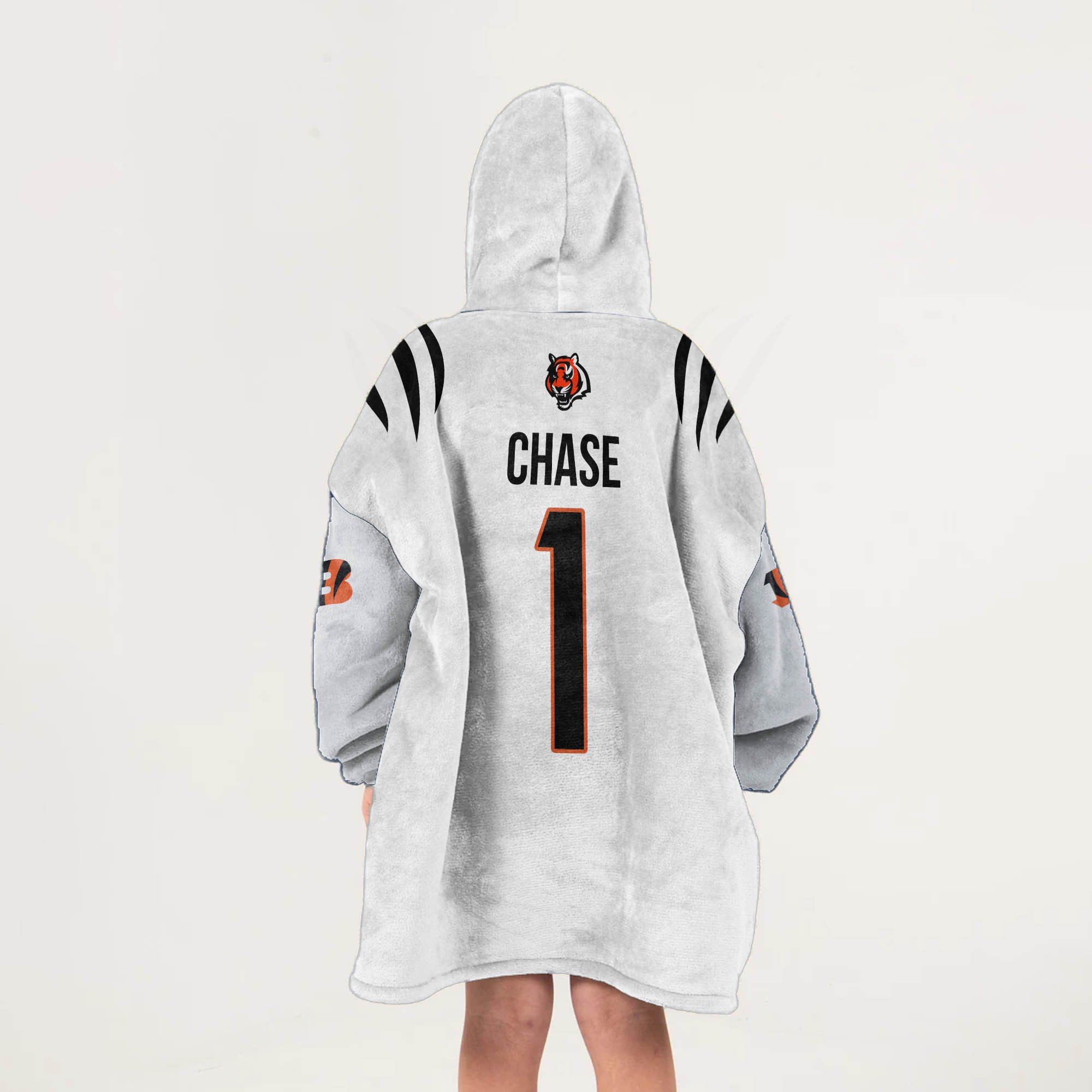 Adult 1 Cincinnati Football Unisex Blanket Hoodie