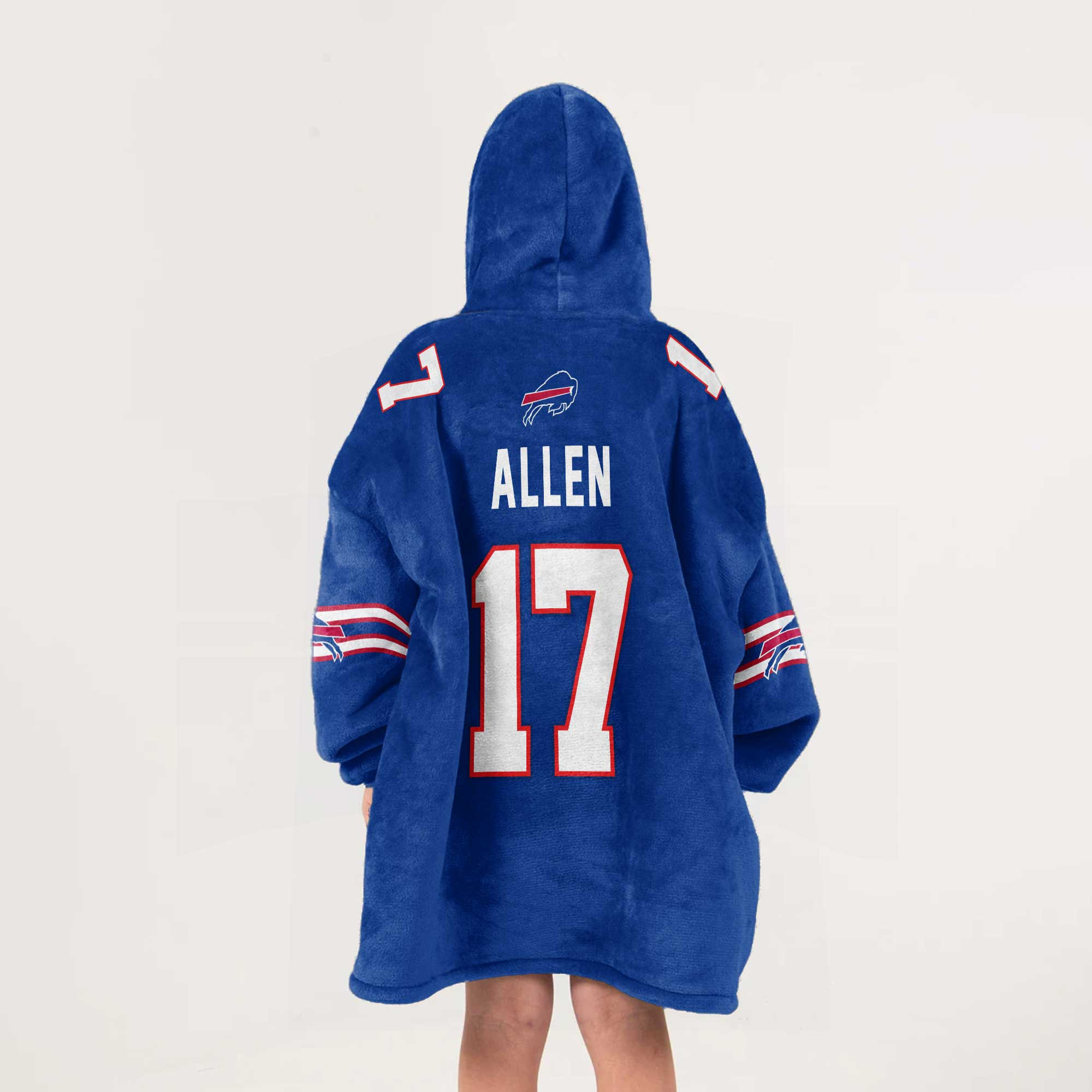 Adult Mafia 17 Buffalo Football Unisex Blanket Hoodie