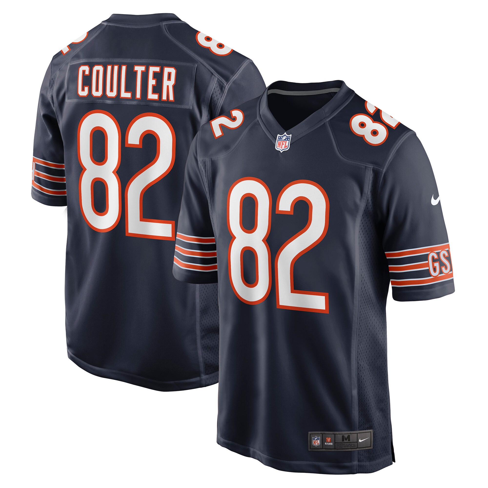 Isaiah Coulter Chicago Bears  Game Jersey - Navy