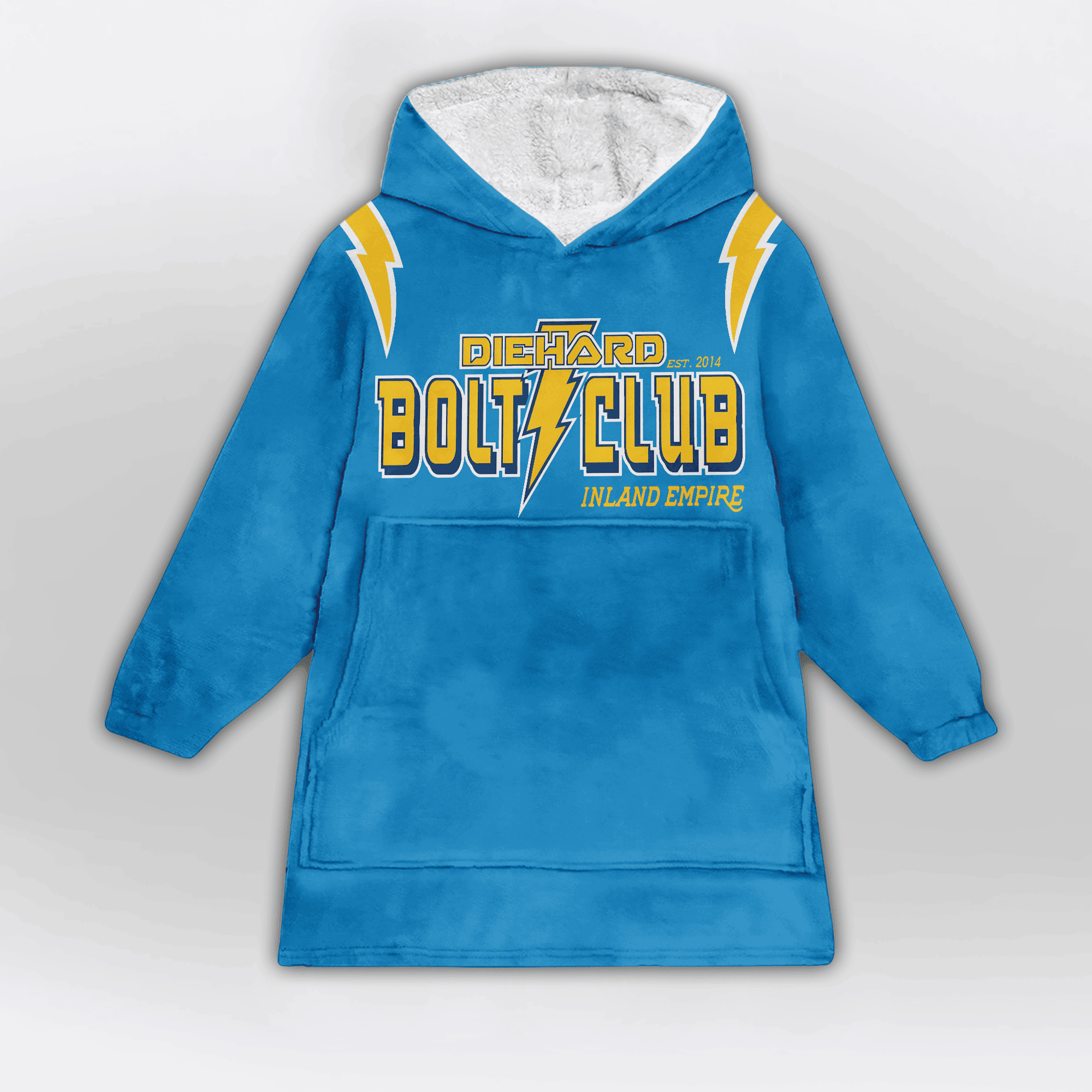 Kid Bolt Club 10 Los Angeles Football Unisex Blanket Hoodie