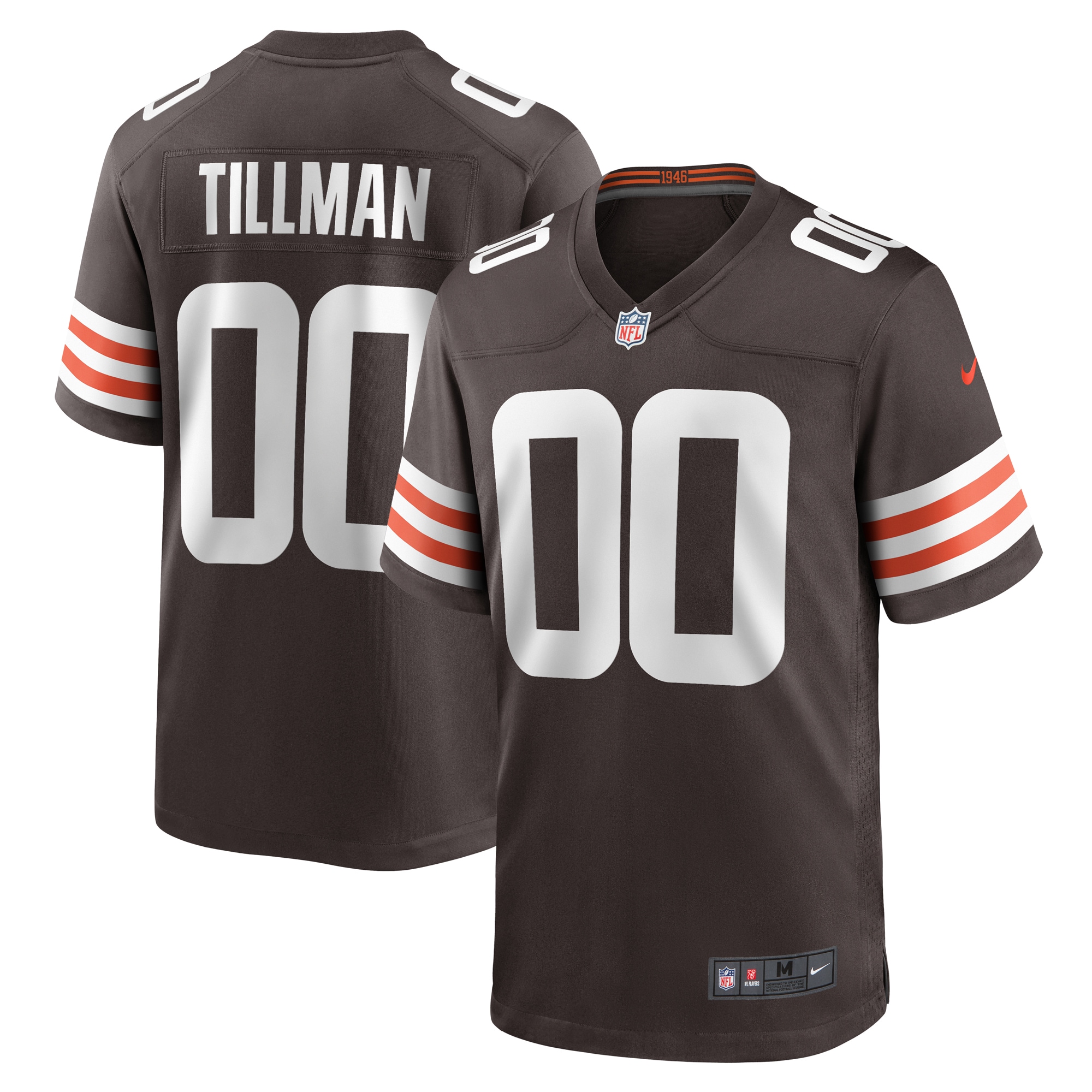Cedric Tillman Cleveland Browns  2023 NFL Draft Pick Game Jersey - Brown