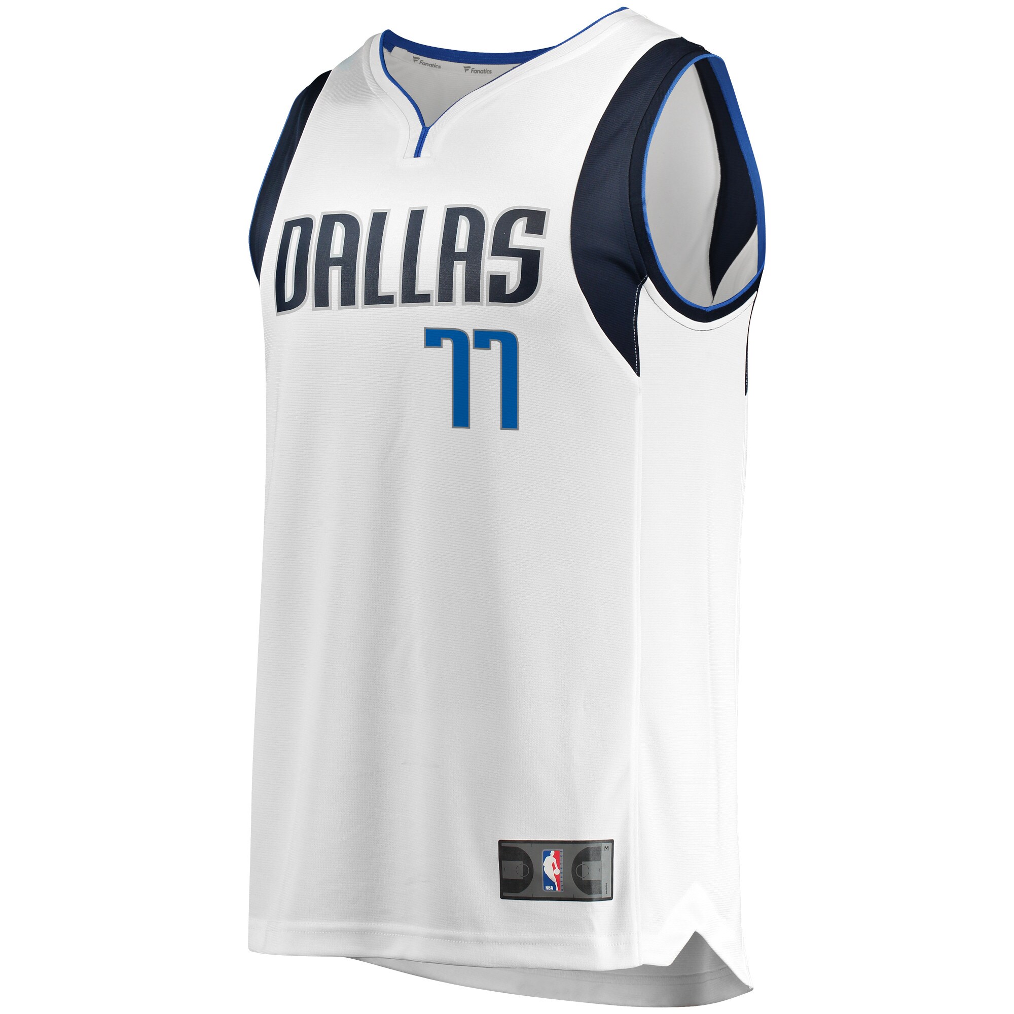 Luka Doncic Dallas Mavericks  Fast Break Men's Replica Jersey - Association Edition - White