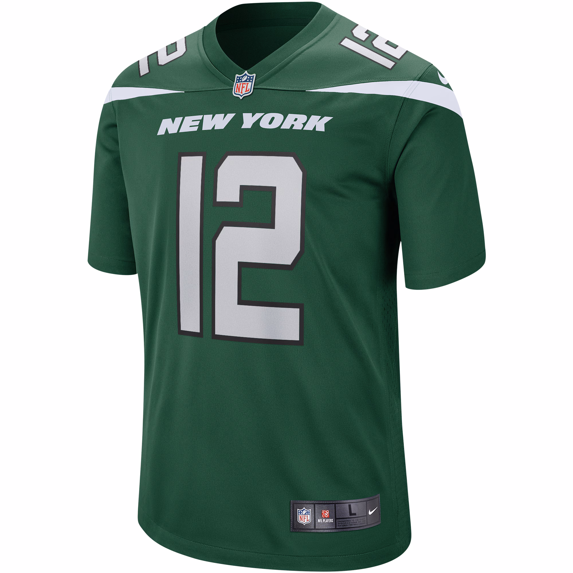 Joe Namath New York Jets Game Retired Player Jersey - Gotham Green