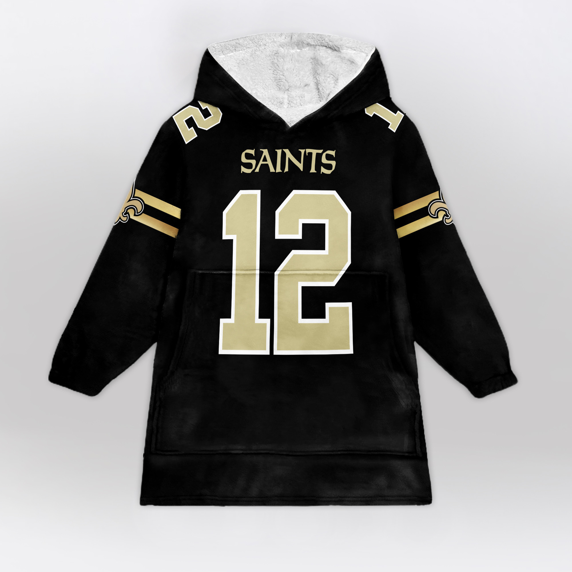 Adult C.O 12 New Orleans Football Unisex Blanket Hoodie