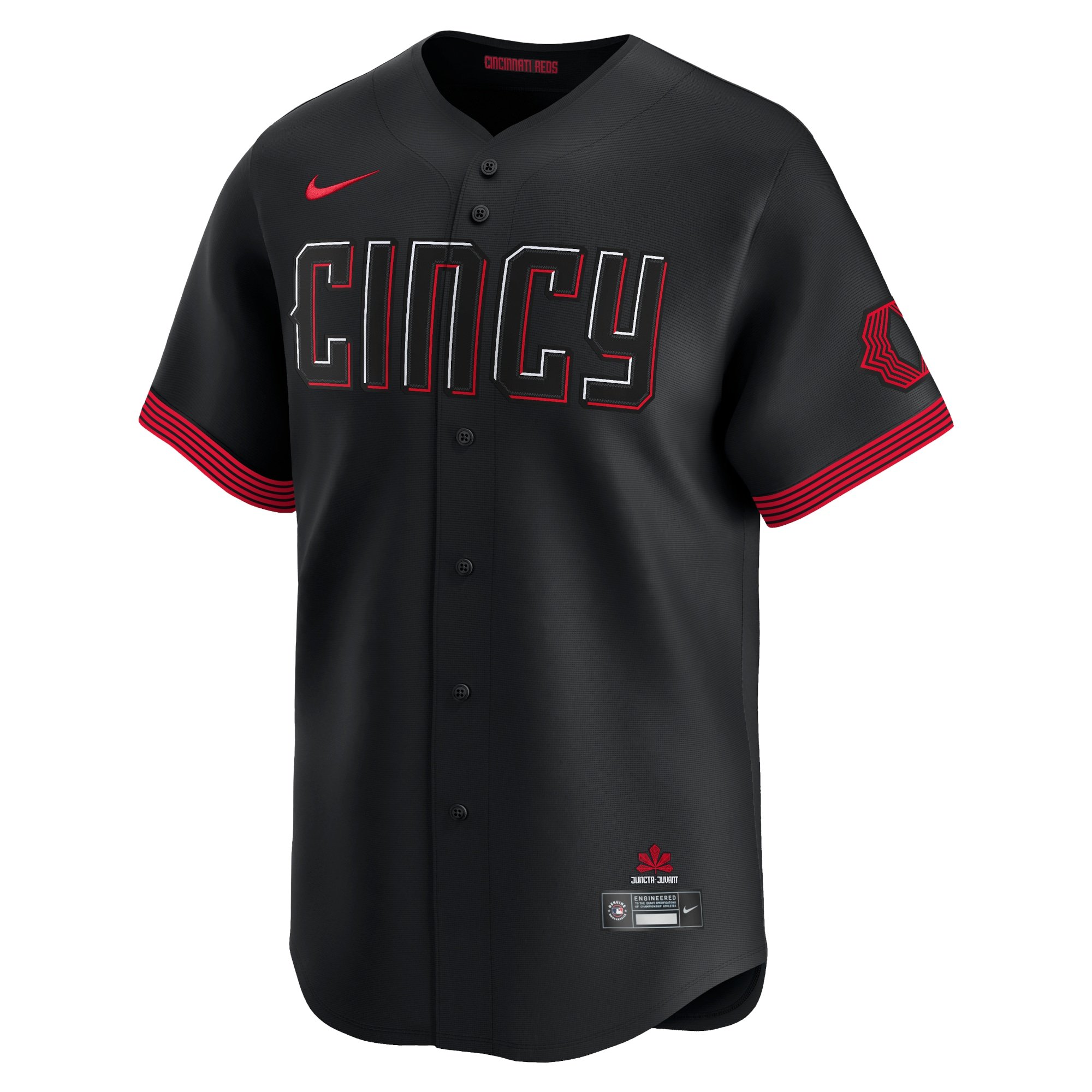 Men's Cincinnati Reds Barry Larkin  Black City Connect Limited Player Jersey