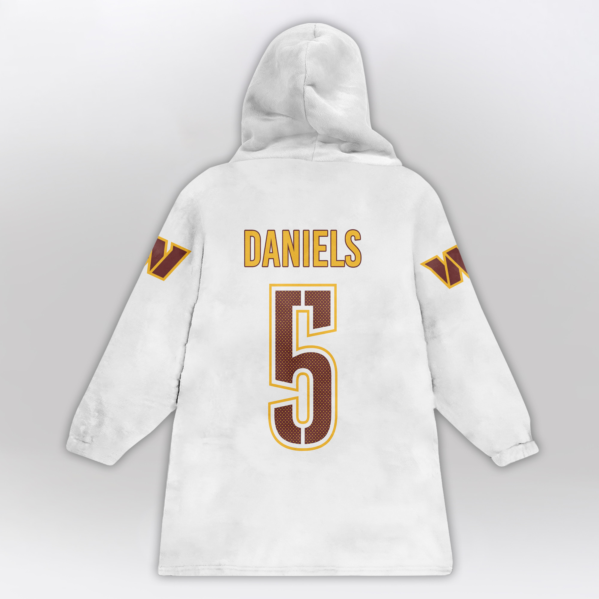 Kid J.D 5 Washington Football Unisex Blanket Hoodie