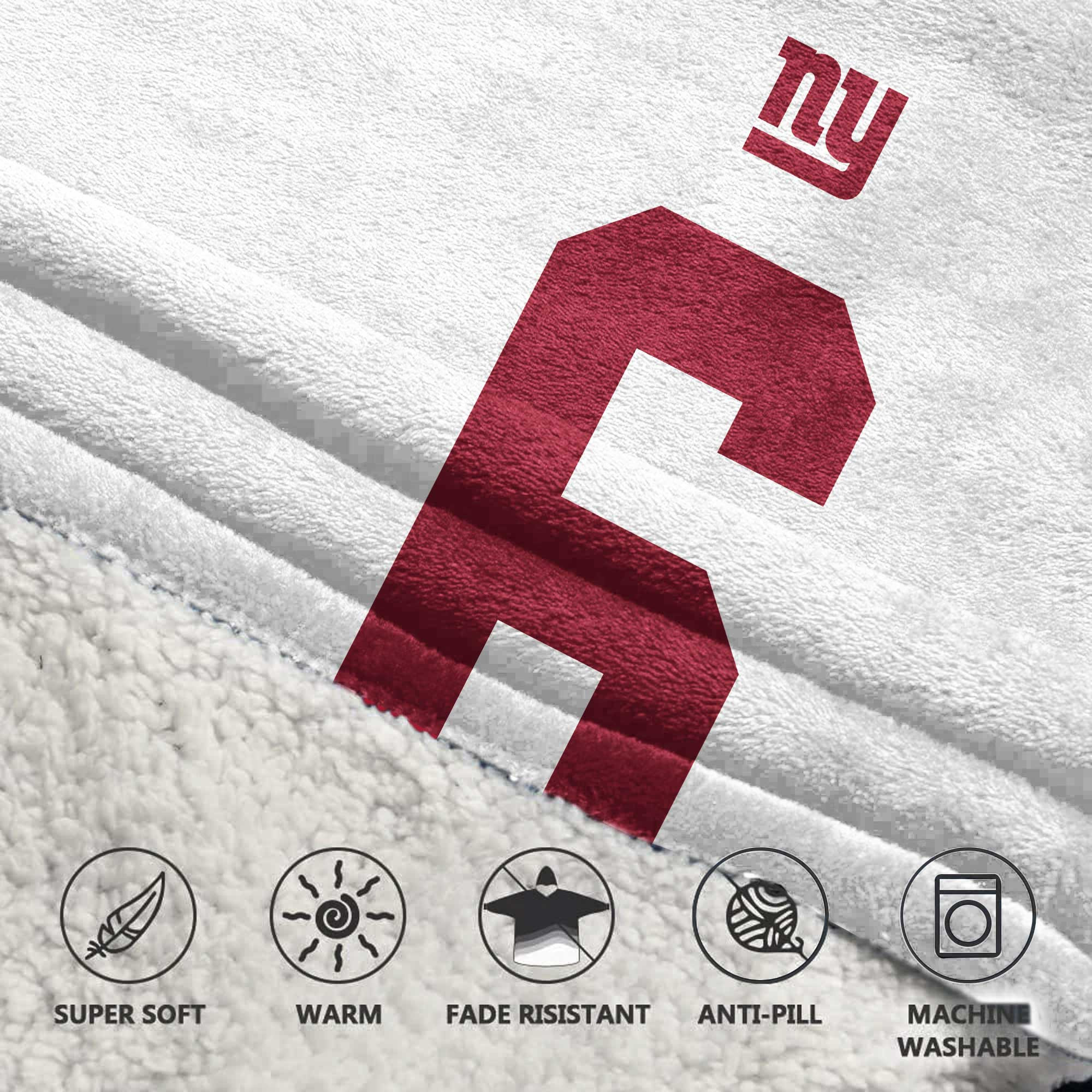 J.D 6 New York G Football Unisex Blanket Hoodie