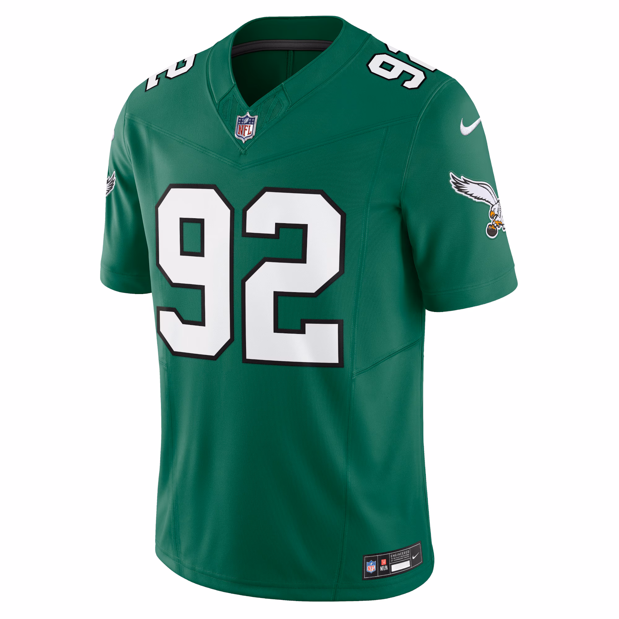 Reggie White Philadelphia Eagles Alternate Vapor F.U.S.E. Limited Jersey - Kelly Green