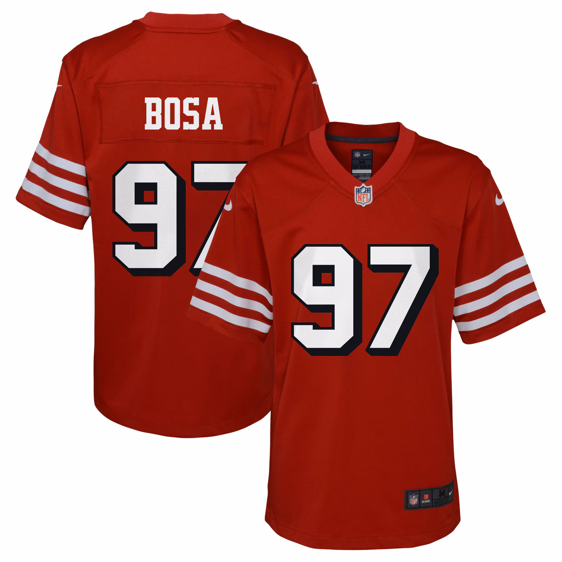 Nick Bosa San Francisco 49ers Youth Game Jersey - Scarlet