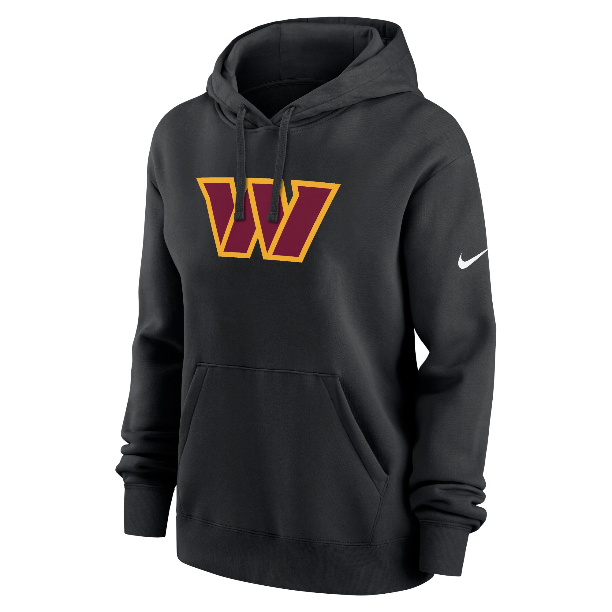 Washington Commanders Women's Club Fleece Pullover Hoodie - Black