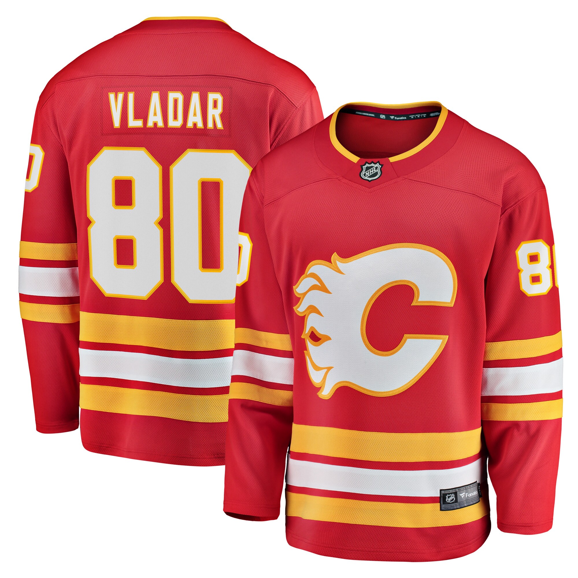 Daniel Vladar Calgary Flames Home Breakaway Player Jersey - Red