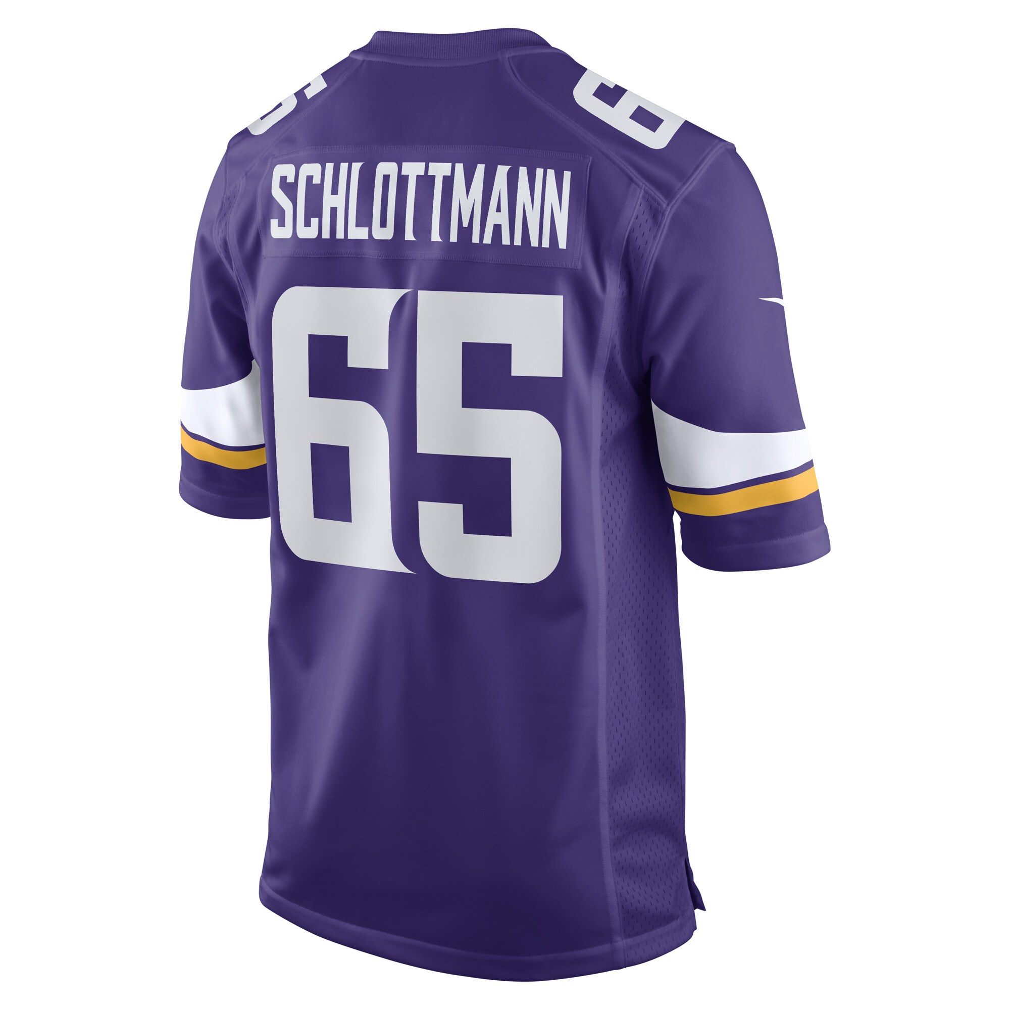 Austin Schlottmann Minnesota Vikings Game Player Jersey - Purple