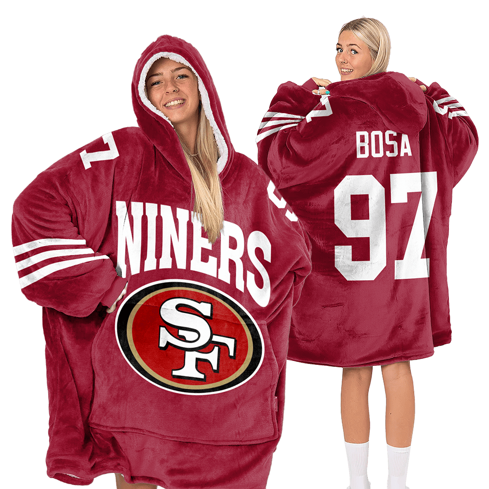 Niners San Francisco 49ers Football Unisex Blanket Hoodie