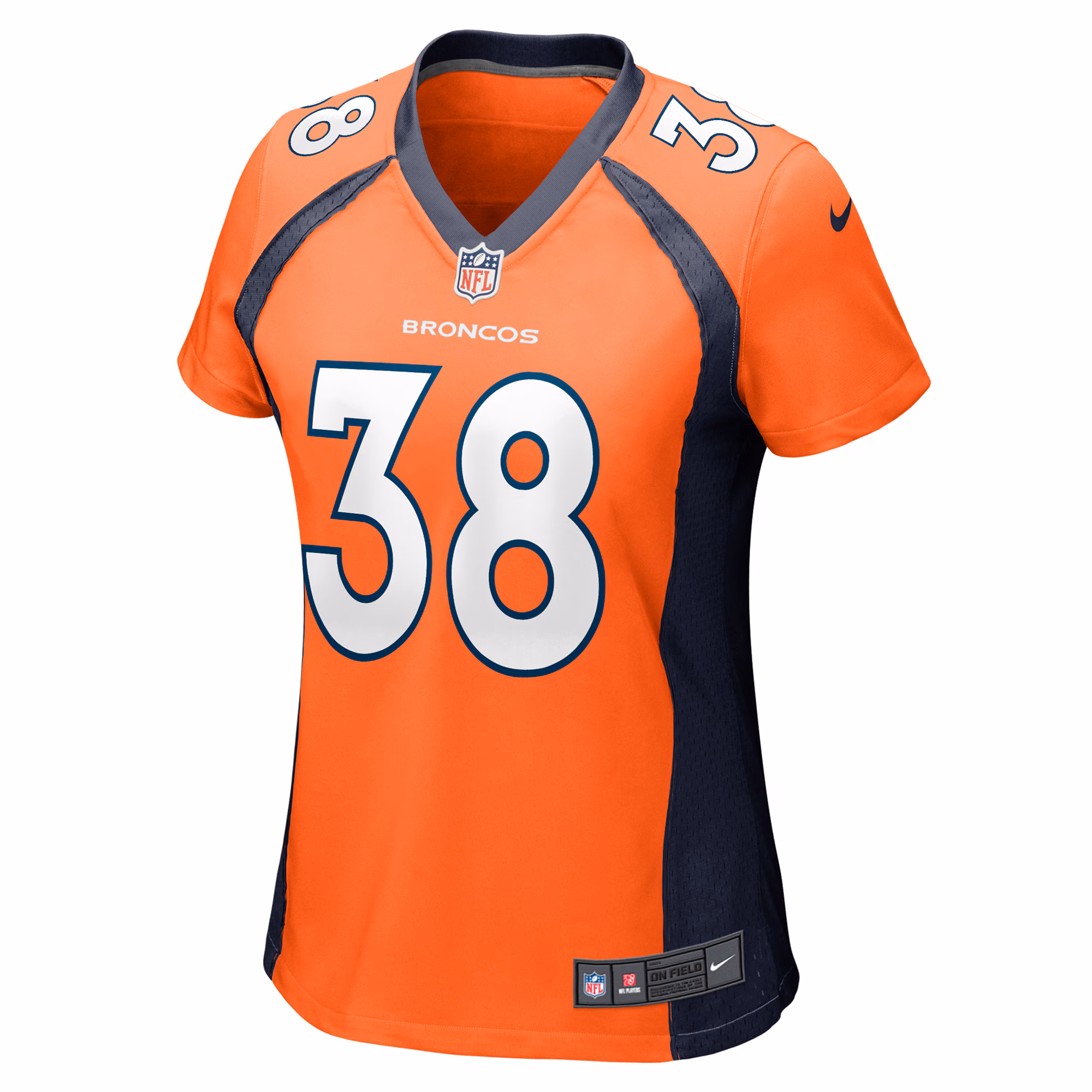 Devon Key Denver Broncos Women's Team Game Jersey -  Orange