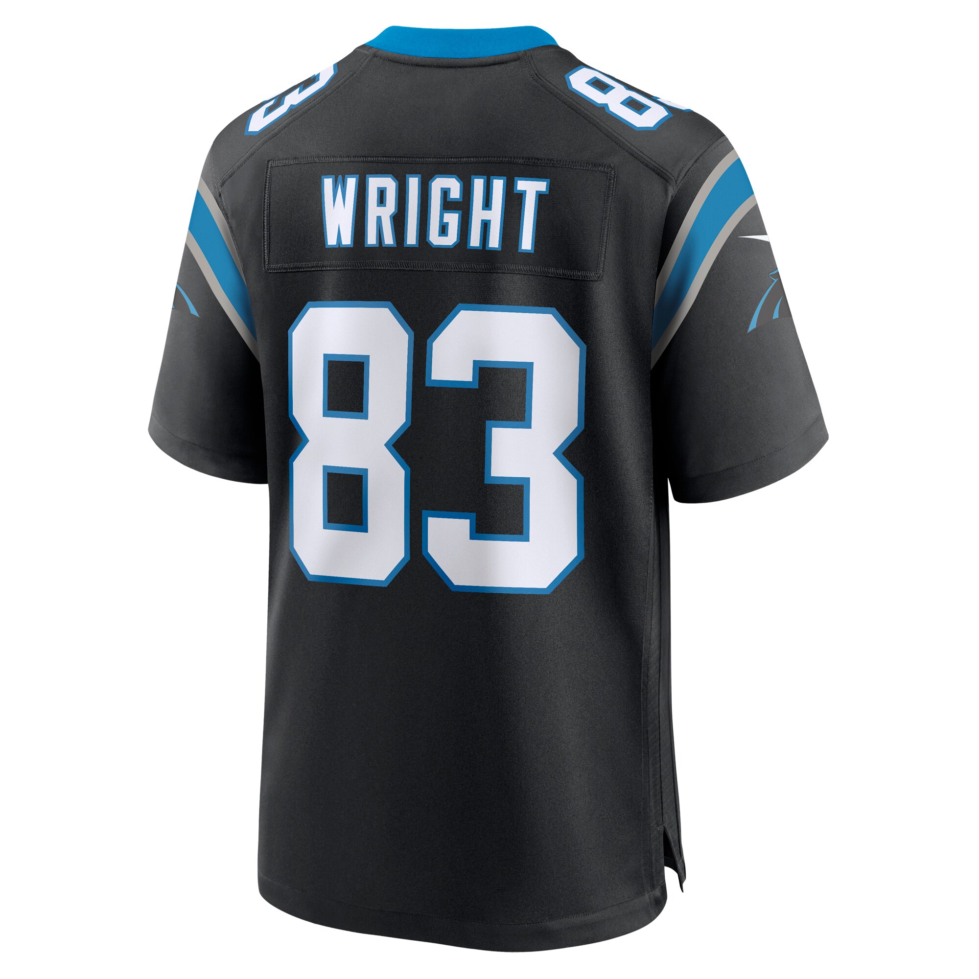 Derek Wright Carolina Panthers  Team Game Jersey - Black