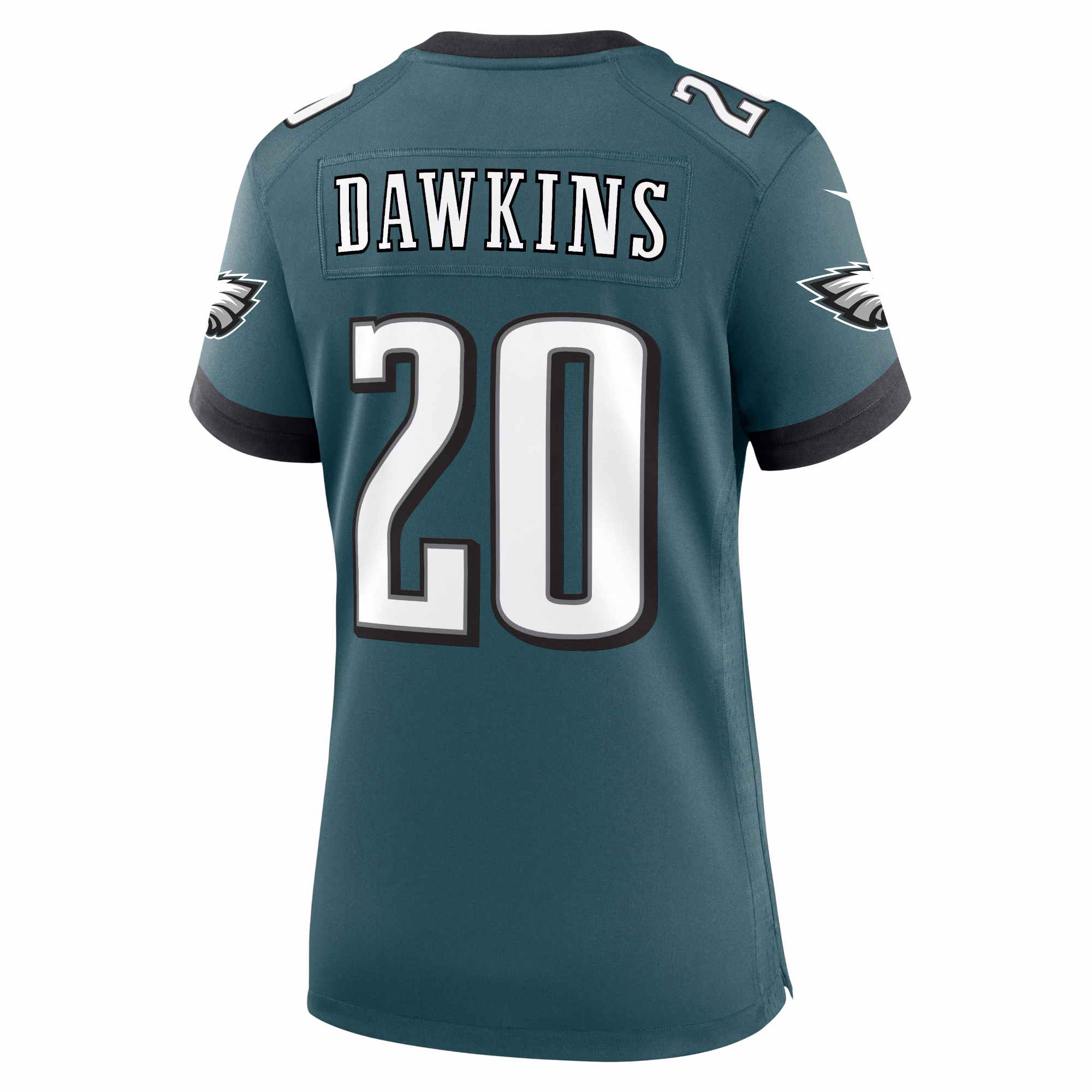 Brian Dawkins Philadelphia Eagles Women's Alternate Game Jersey - Black